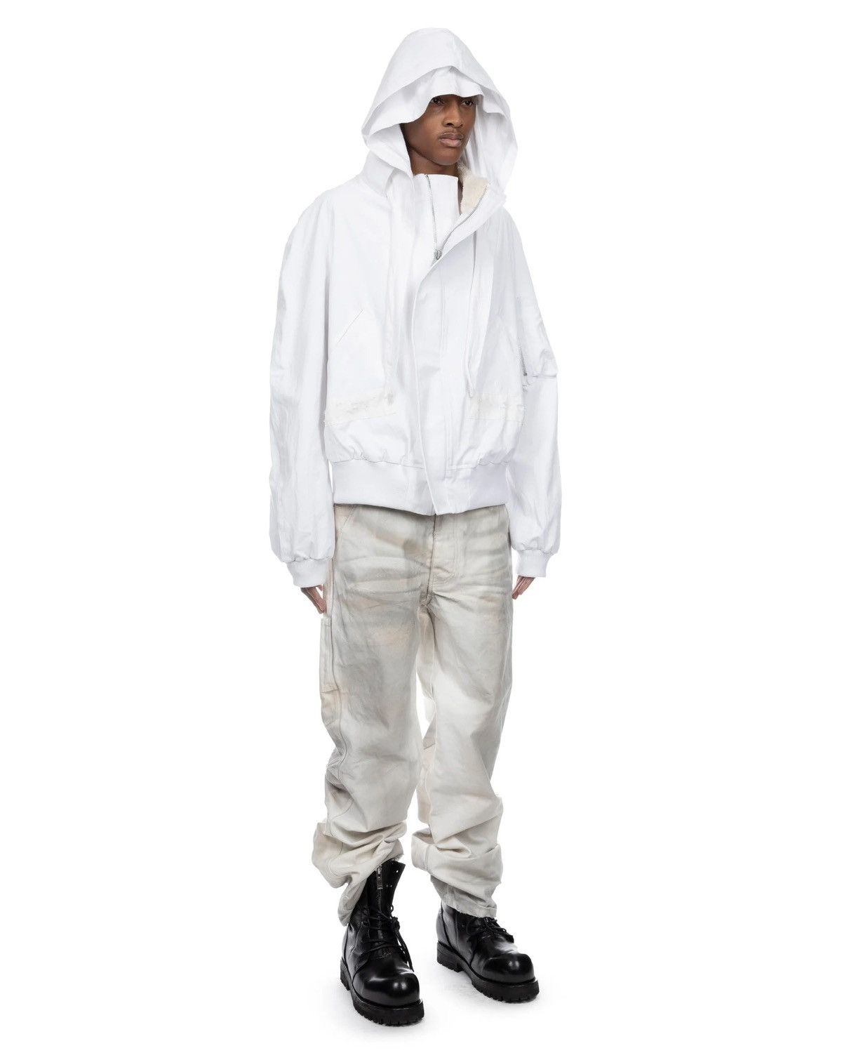 ALEXANDER DIGENOVA White Hooded Lakota Jacket Size US S / EU 44-46 / 1 - 14 Thumbnail