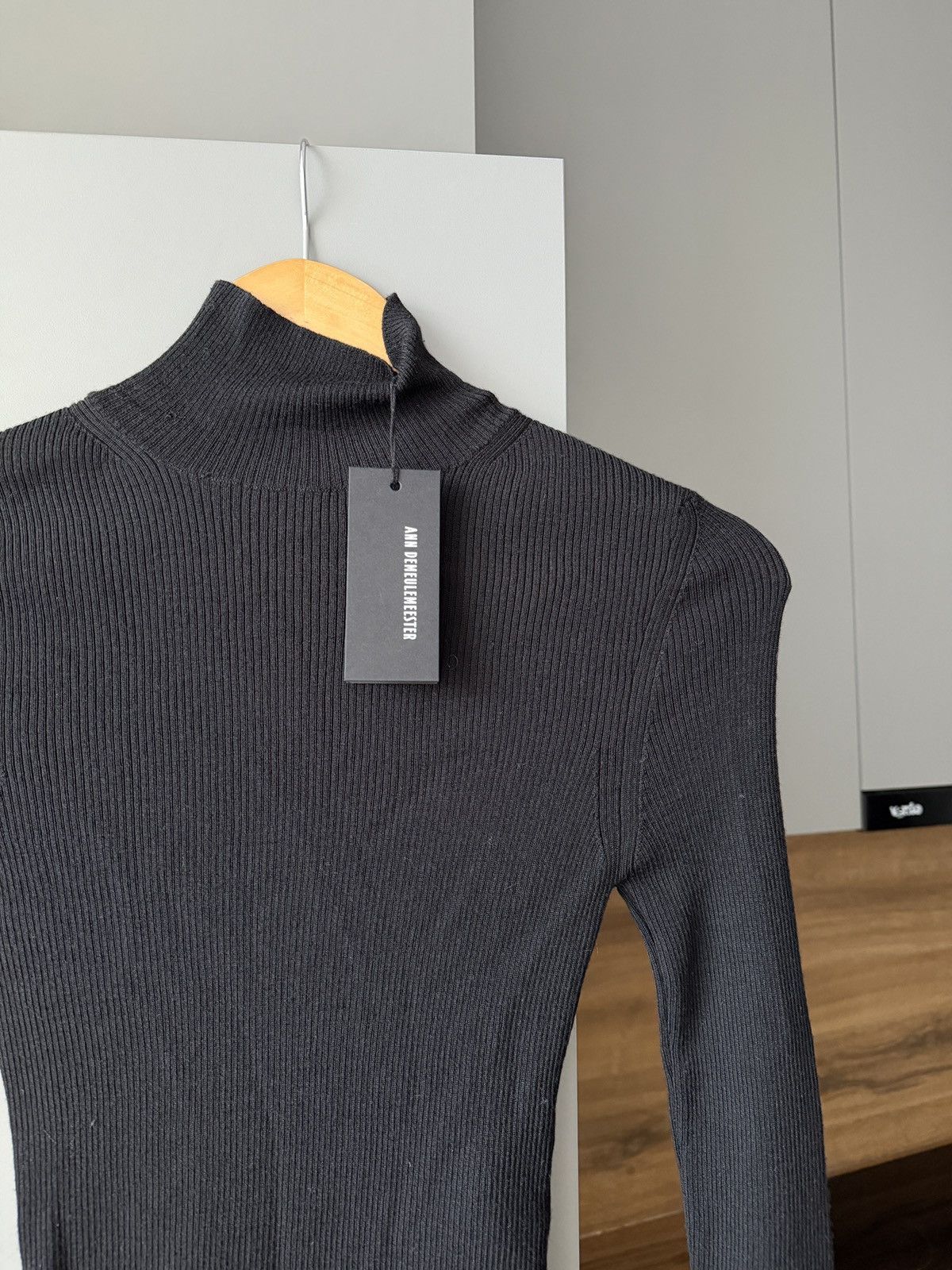 Ann Demeulemeester Ann Demeulemeester Olenka Rib High Neck Sweater Size S / US 4 / IT 40 - 2 Thumbnail