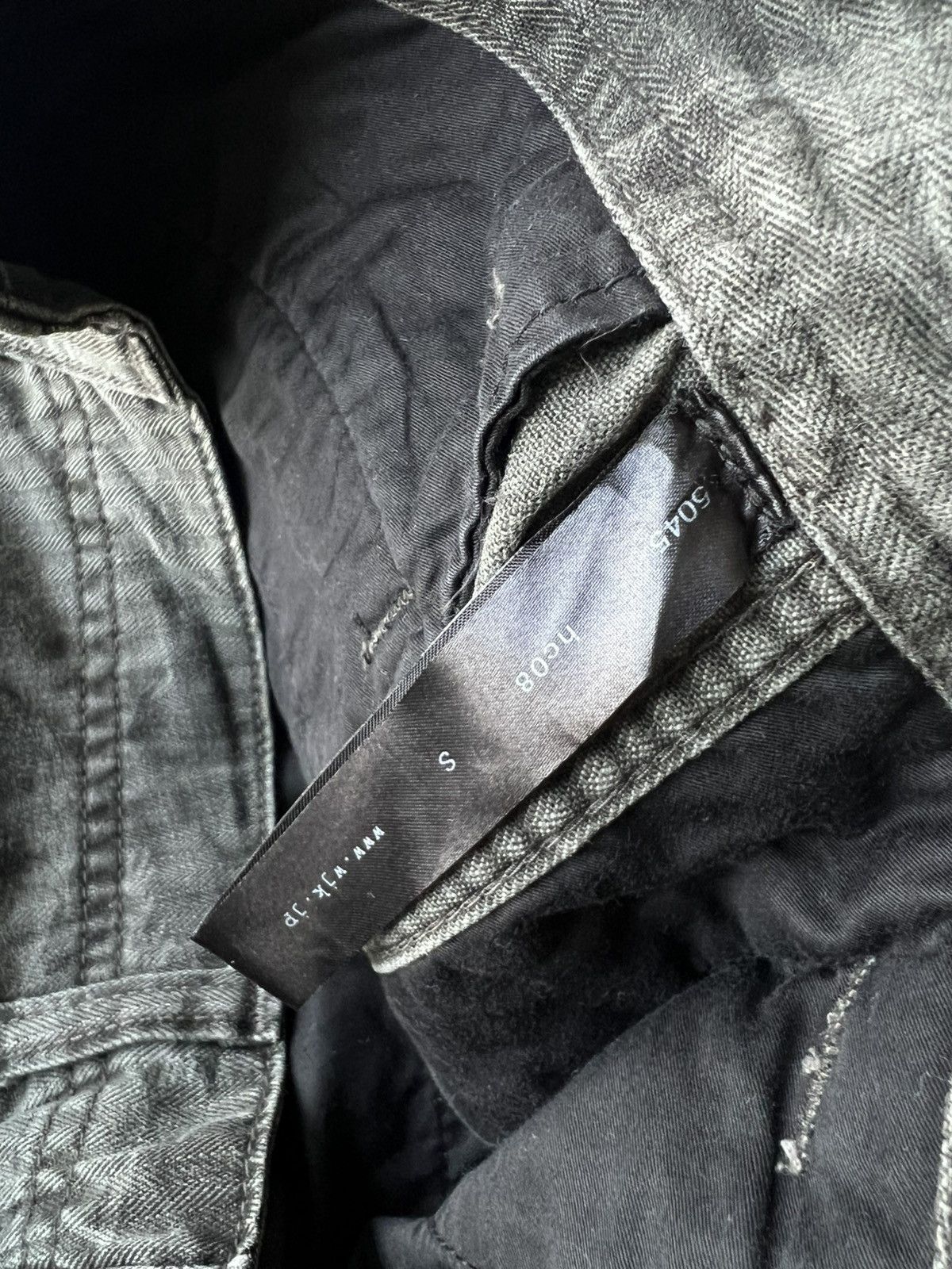 Kazuyuki Kumagai Attachment Jun Hashimoto WJK Camouflage Twill Zipper Flare Cargo Pants Size US 30 / EU 46 - 10 Thumbnail