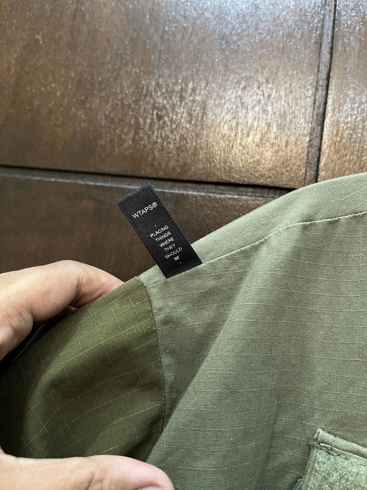 Wtaps Wtaps Modular Shirt Cotton Ripstop 'Long Live Wtaps' Size US L / EU 52-54 / 3 - 6 Thumbnail