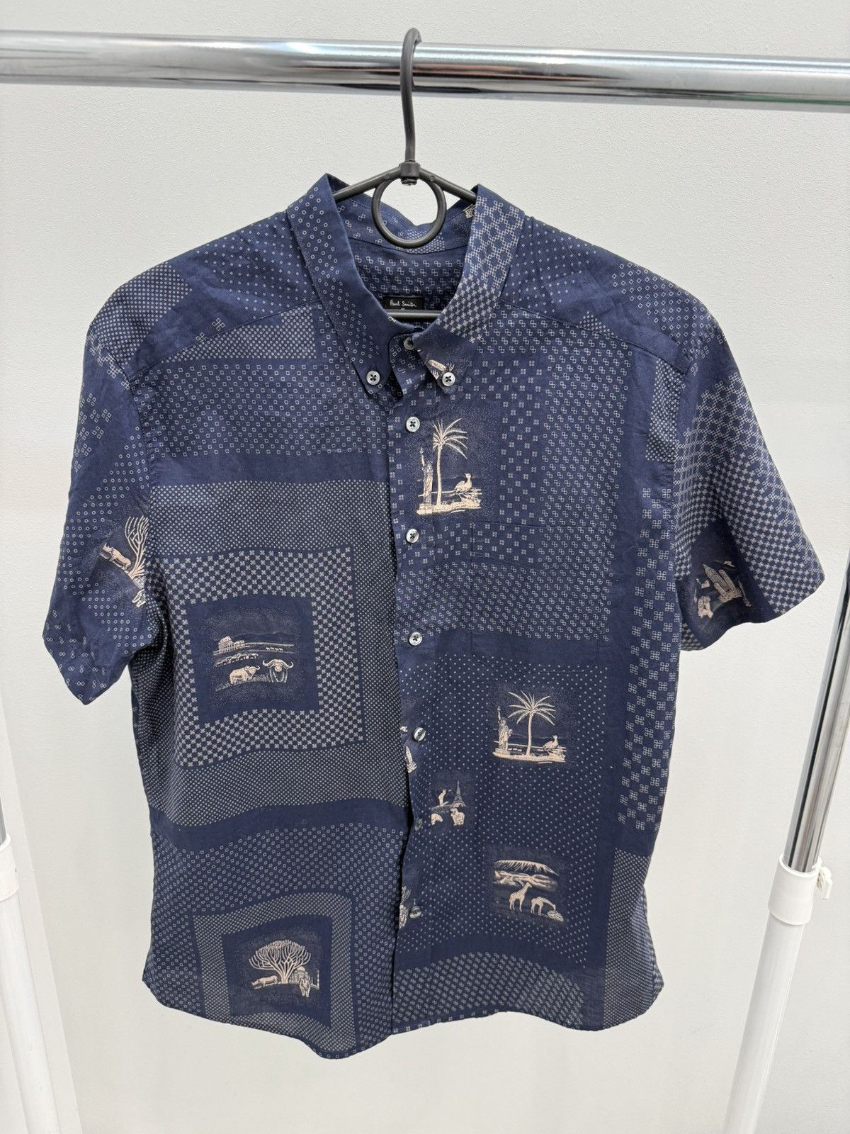 Paul Smith Paul Smith Short Sleeve Hawaiian Button Up Shirt Size US L / EU 52-54 / 3 - 1 Thumbnail