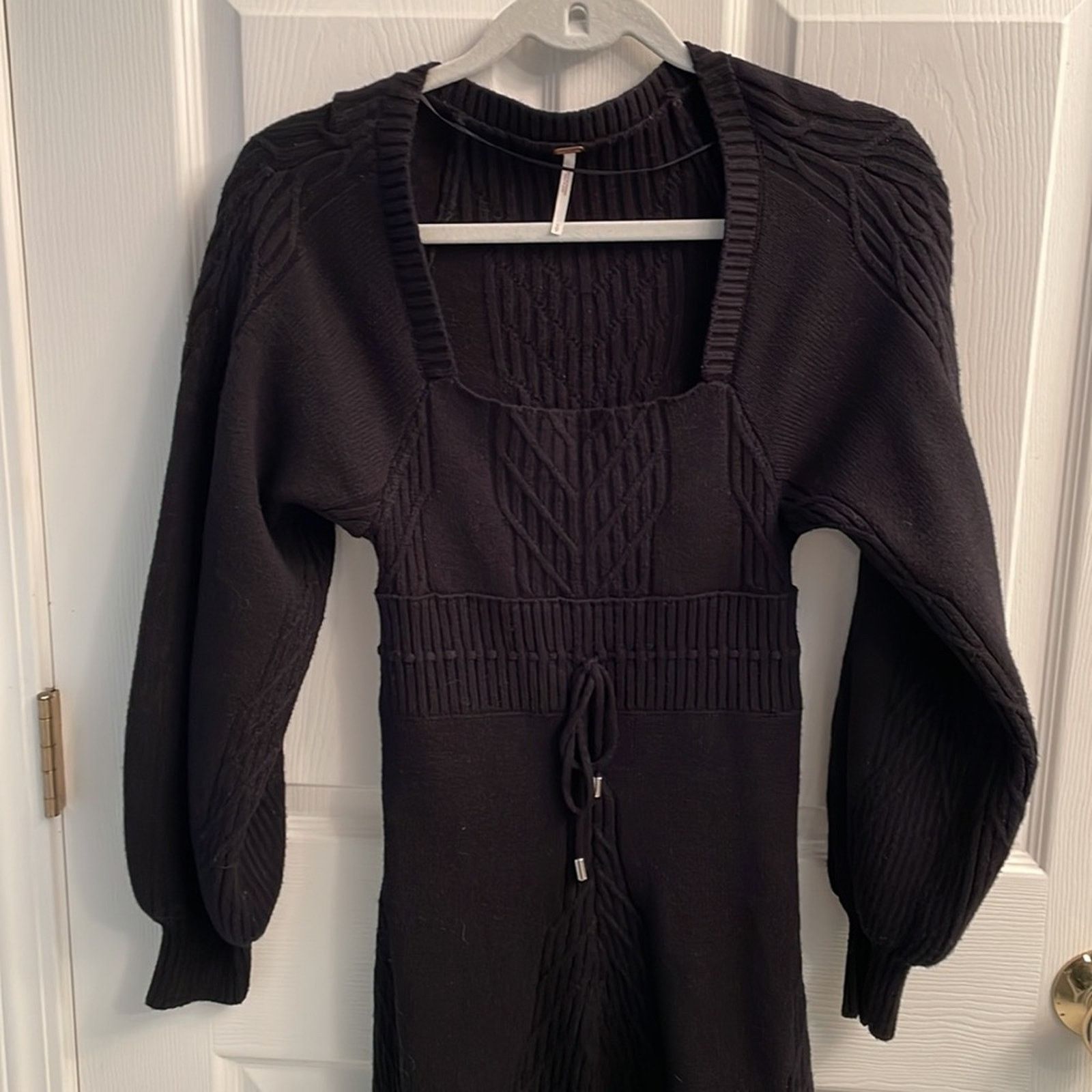 Free People Free People Emiline sweater dress puff sleeve small Size S / US 4 / IT 40 - 4 Thumbnail