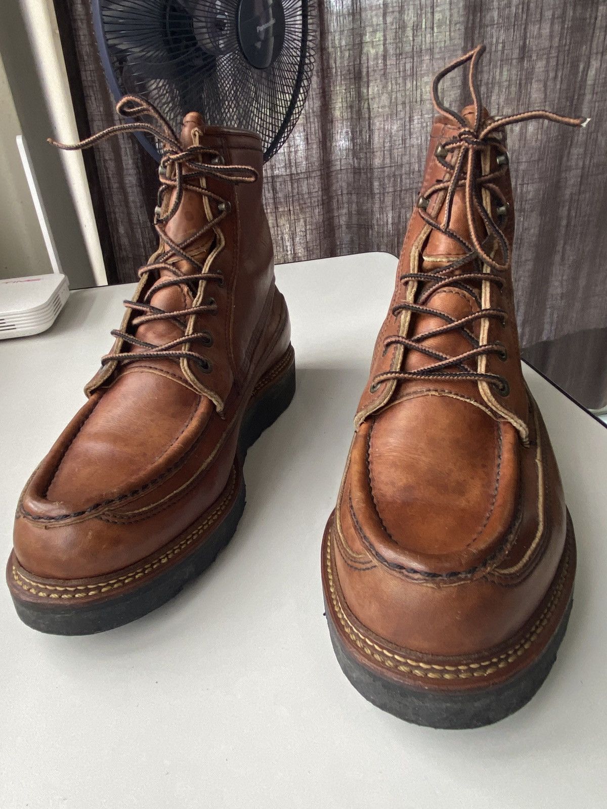 Red Wing × Vintage Vintage Rare Red Wing 1950 50th Anniversary Moc Toe Boot Size US 8 / EU 41 - 2 Thumbnail