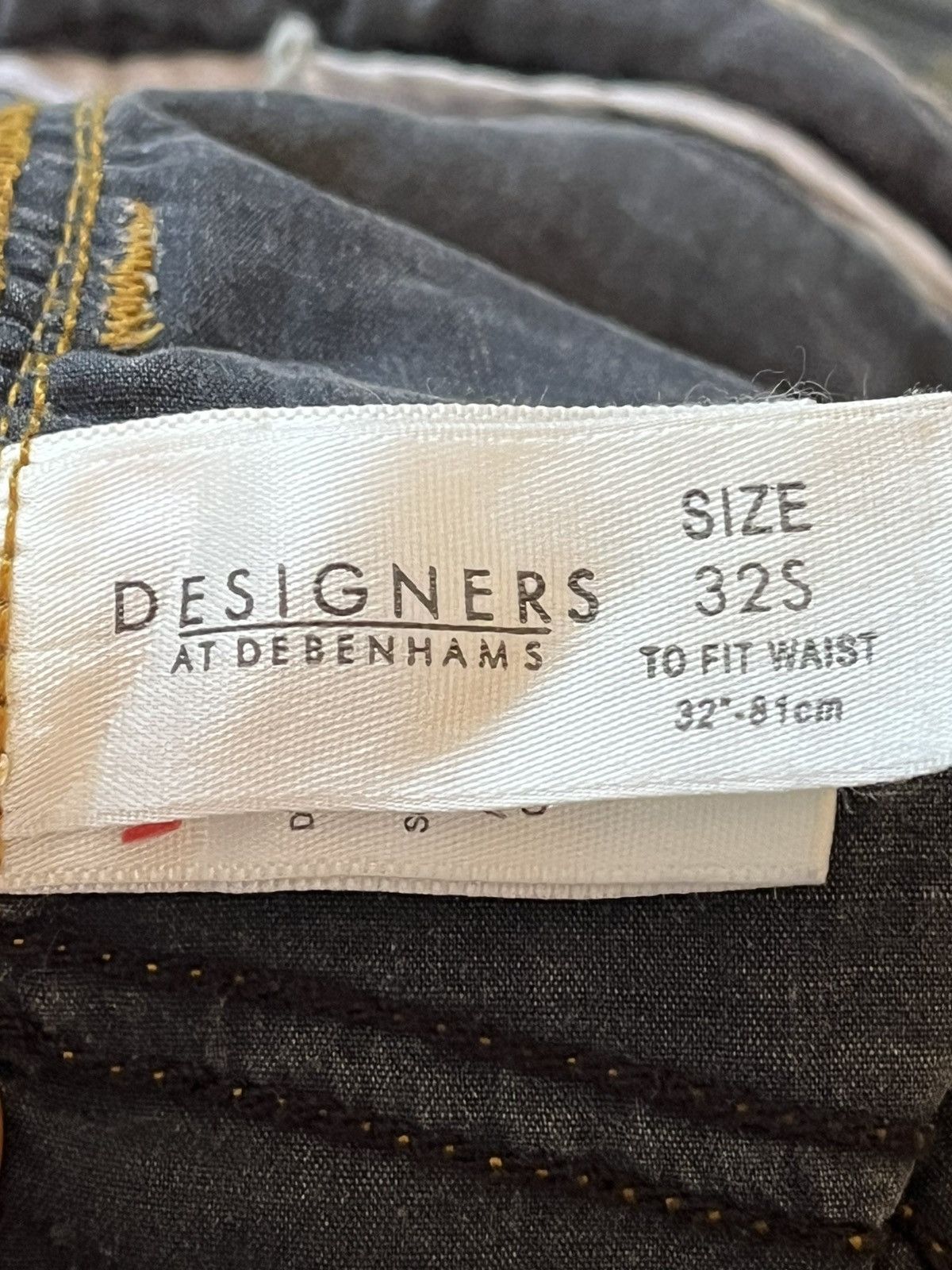 Jasper Conran Vintage Jasper conran Baggy Faded Denim Size US 31 - 9 Thumbnail