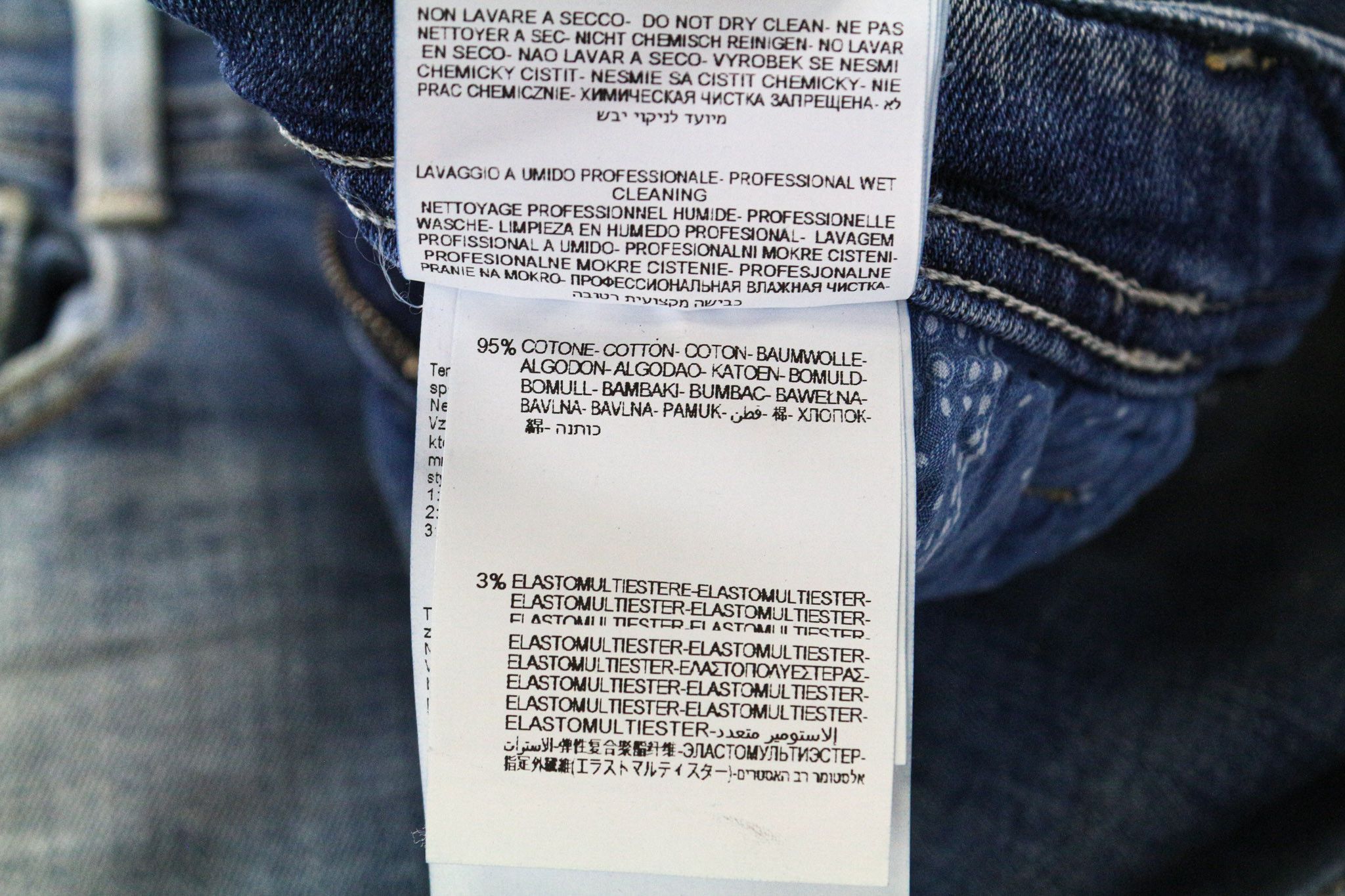 Replay ROB W30/L34 Straight Tapered Washed Blue Cotton Jeans 73923 Size US 30 / EU 46 - 7 Thumbnail