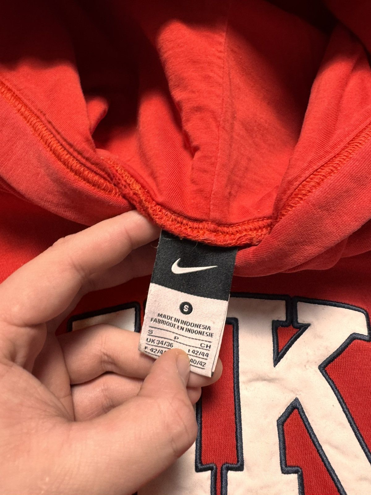 Nike × Vintage NIKE VINTAGE CENTER LOGO OVERSIZE BOXY HOODIE Size US S / EU 44-46 / 1 - 5 Thumbnail