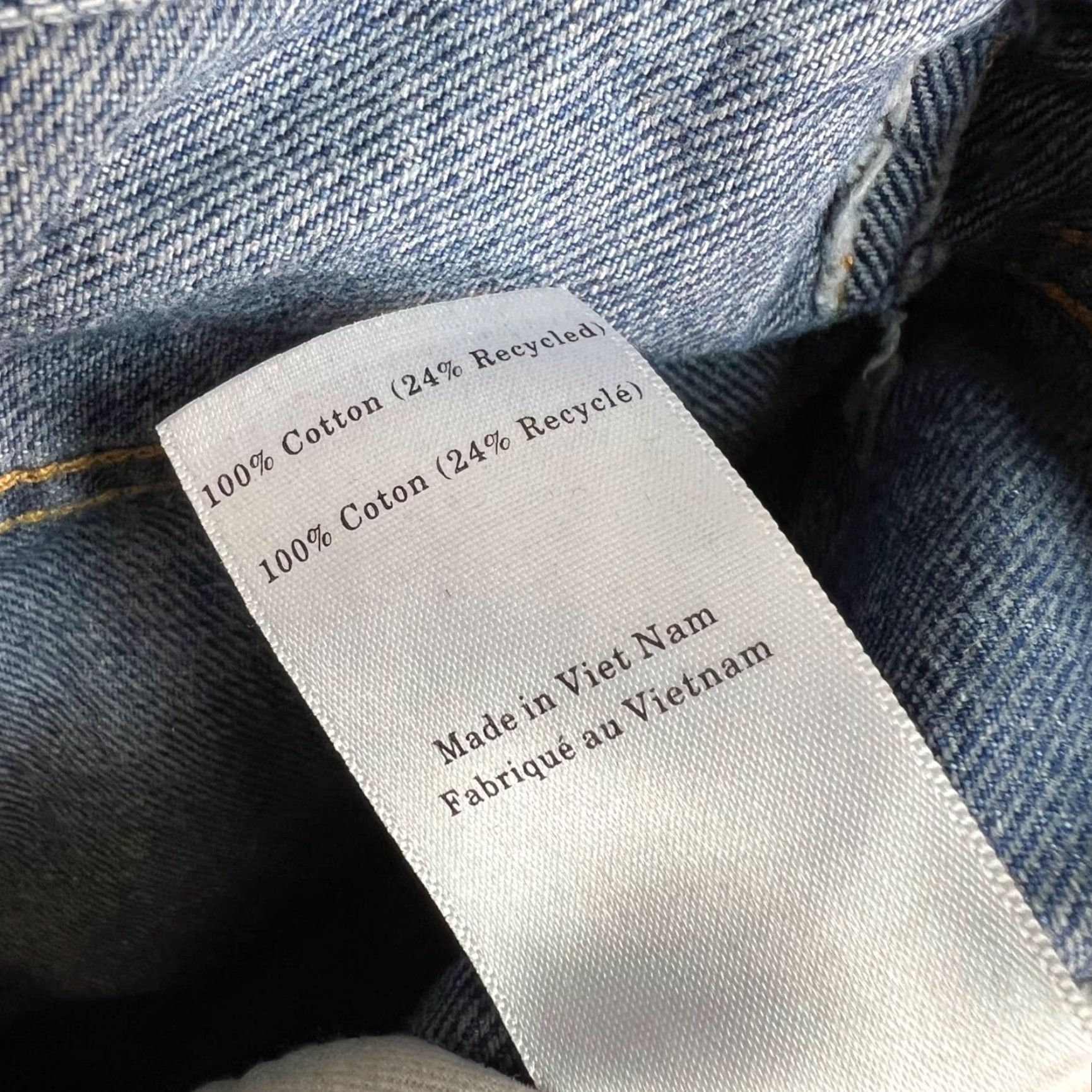 Everlane VINTAGE Everlane Women's High-Waisted Straight Leg Denim Jeans 32x27 Blue Cotton Size 24" / US 00 / IT 34 - 4 Thumbnail