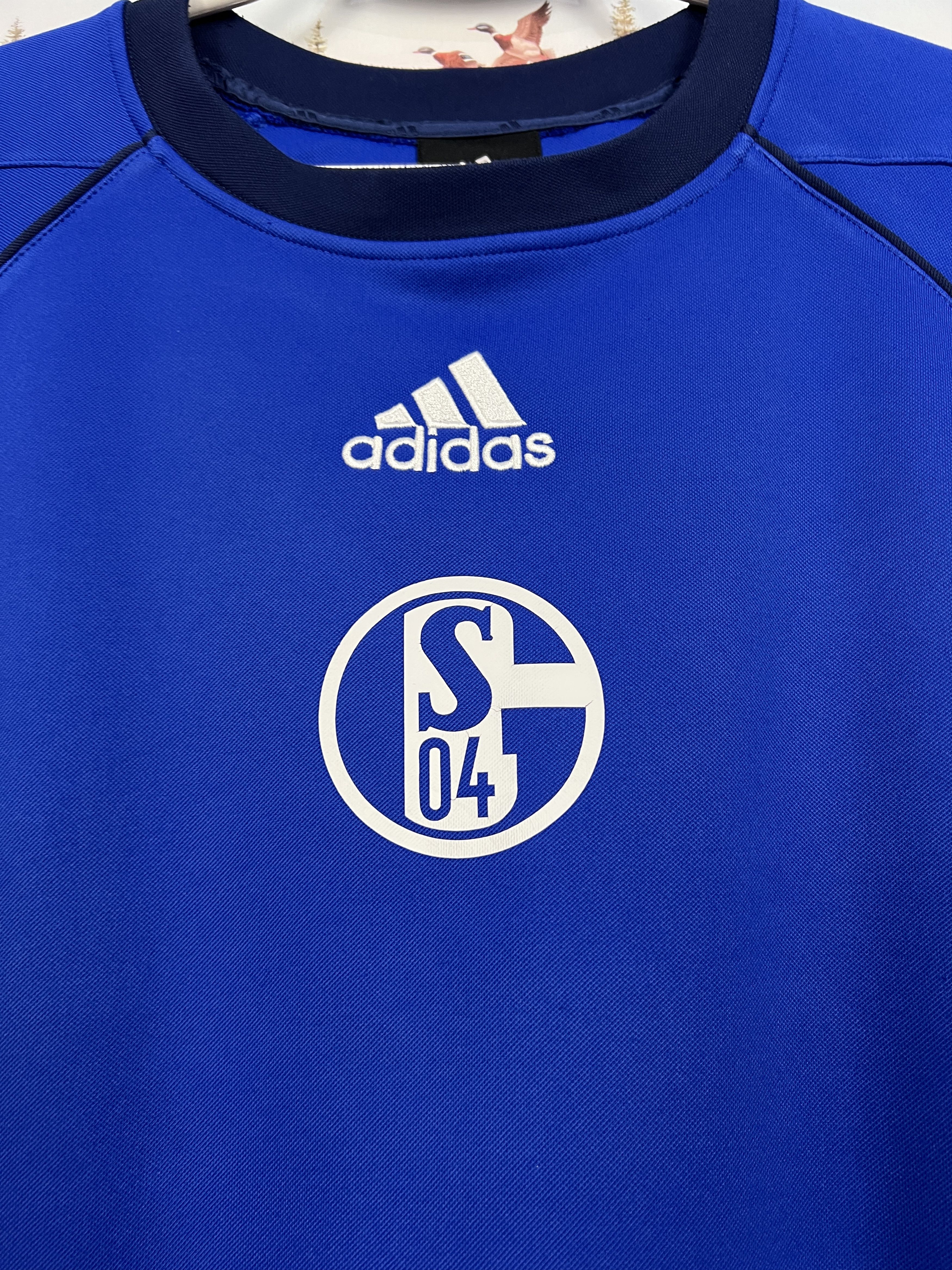 Adidas Vintage Adidas FC Schalke 04 Football Train Sweatshirt Size US M / EU 48-50 / 2 - 3 Thumbnail