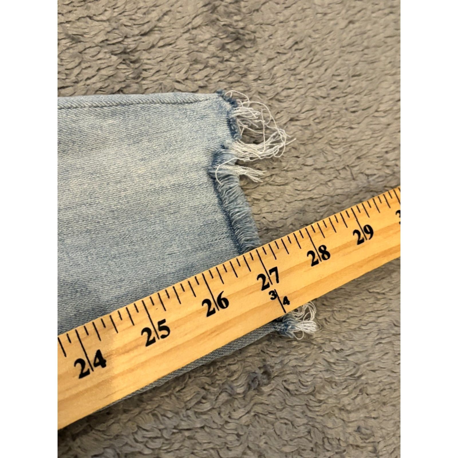 Express Express Jeans Womens 0R Skinny High Rise Distressed Light Wash Blue Denim Pants Size 25" / US 0 / IT 36 - 6 Thumbnail