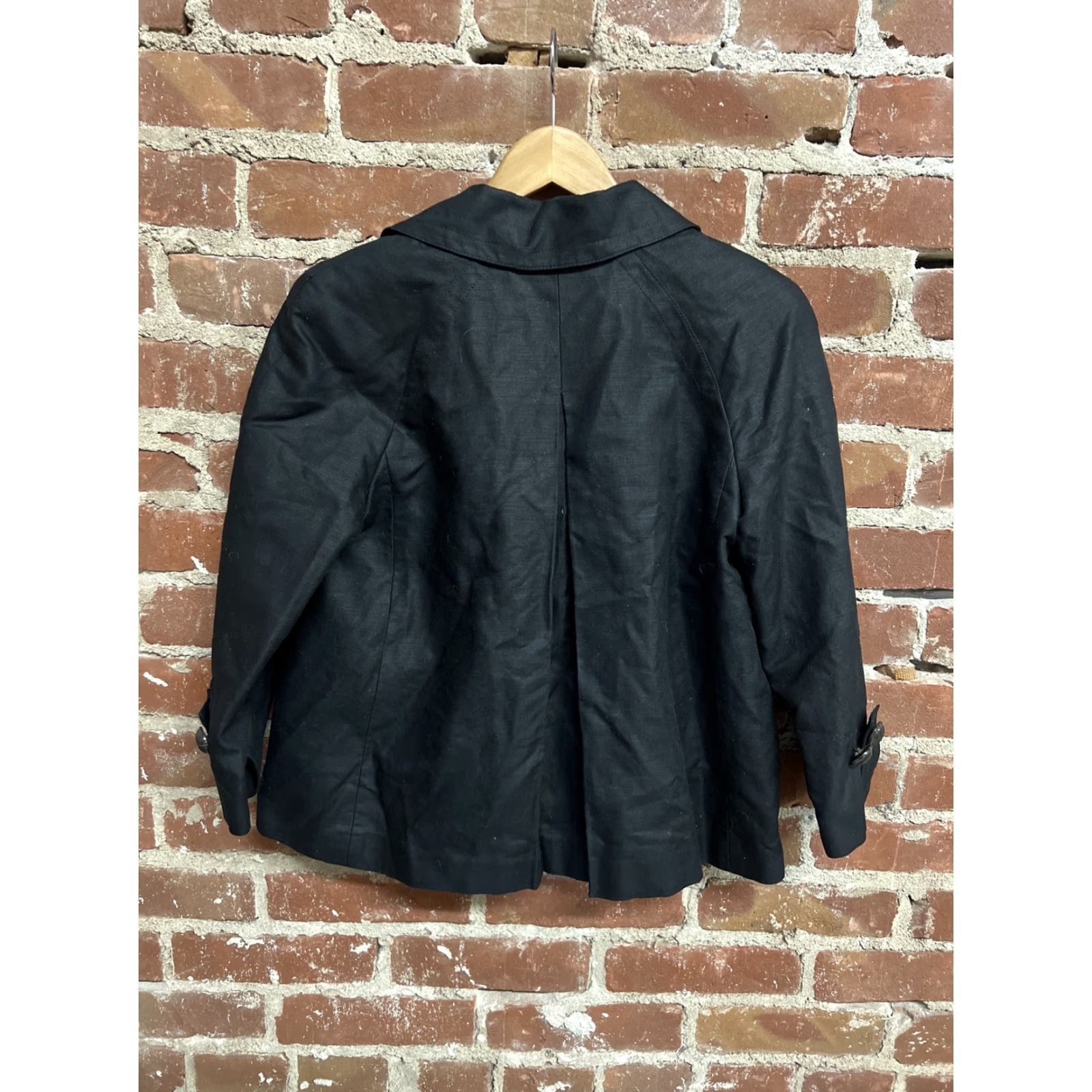 Talbots Talbots Blazer Womens Black 3 Button Size 10 Regular Long Sleeve Size L / US 10 / IT 46 - 2 Thumbnail