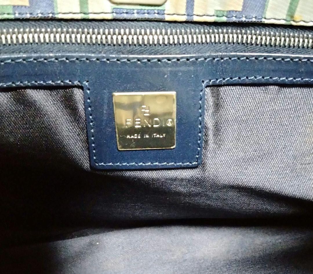Fendi Fendi - Zucca Zucchino Handbag Shoulder Bag Monogram Black Size ONE SIZE - 7 Thumbnail