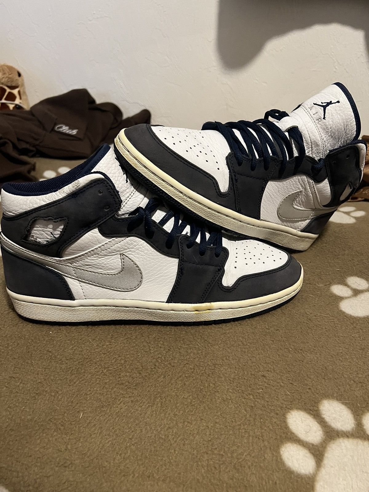Jordan Brand × Streetwear × Vintage Jordan 1 2001 midnight navy 
