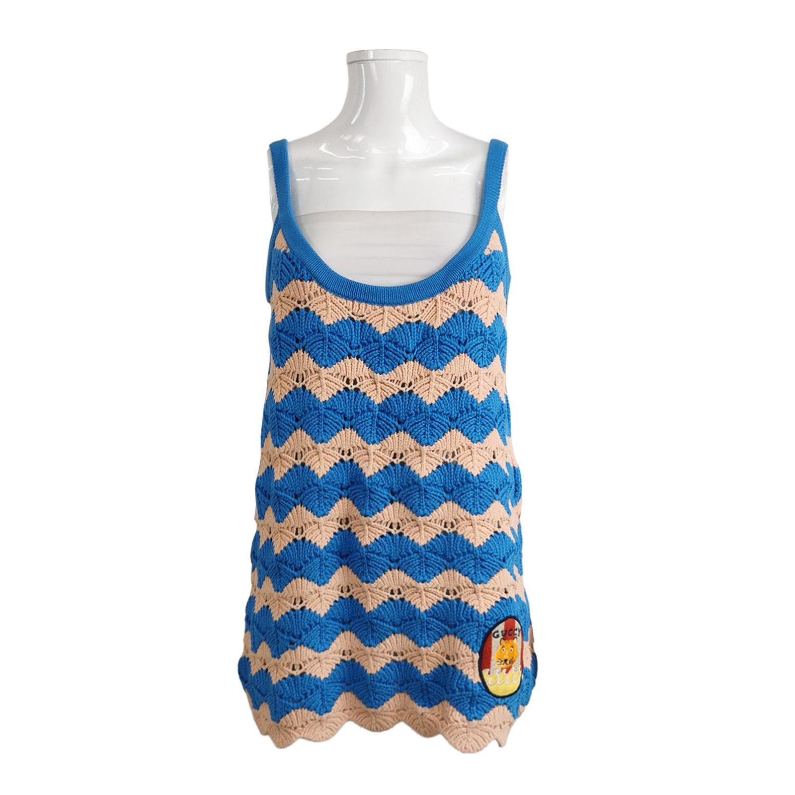 Gucci Gucci Chevron Knit Tank Top XL Size XL / US 12-14 / IT 48-50 - 1 Thumbnail