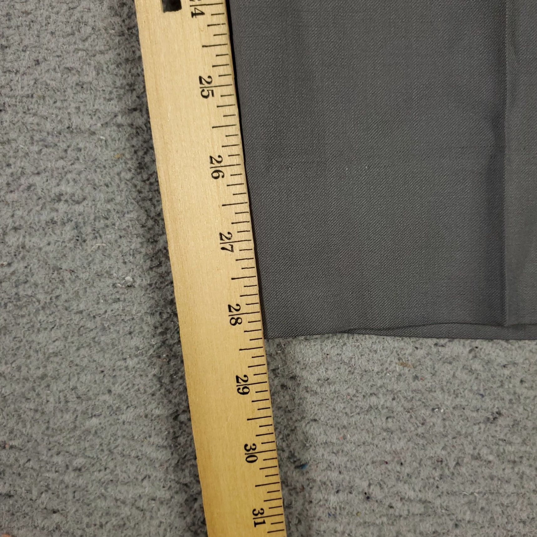Canali Canali Gray Wool Dress Pants 34x28 Flat Front Men's Trousers Regular Fit Size US 34 / EU 50 - 5 Thumbnail
