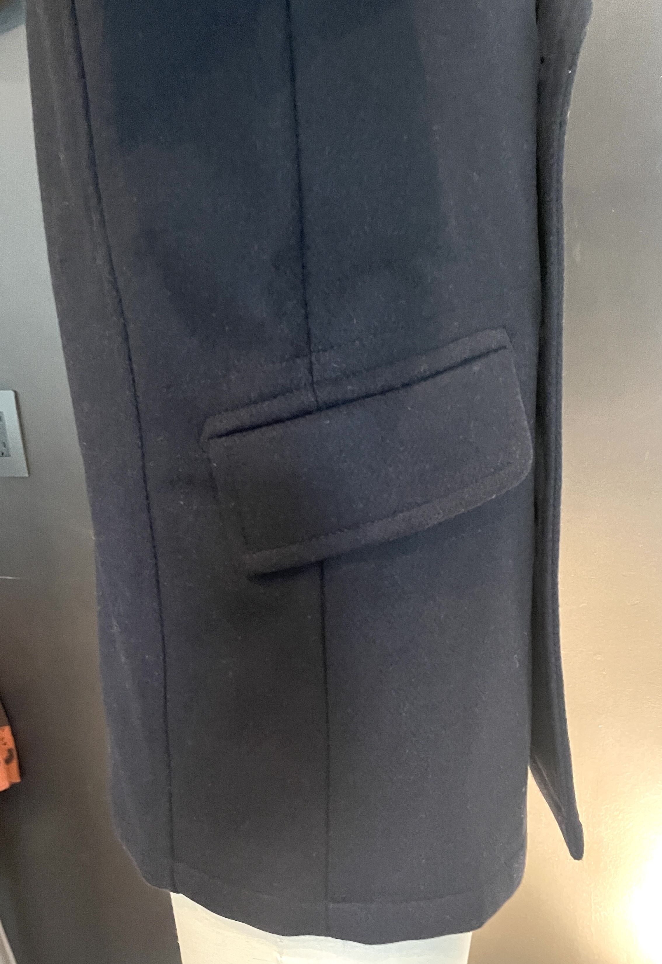 Ted Baker Ted Baker 273719 Charco Navy Blue Wool Peacoat Size 2 (med) Size US M / EU 48-50 / 2 - 6 Thumbnail
