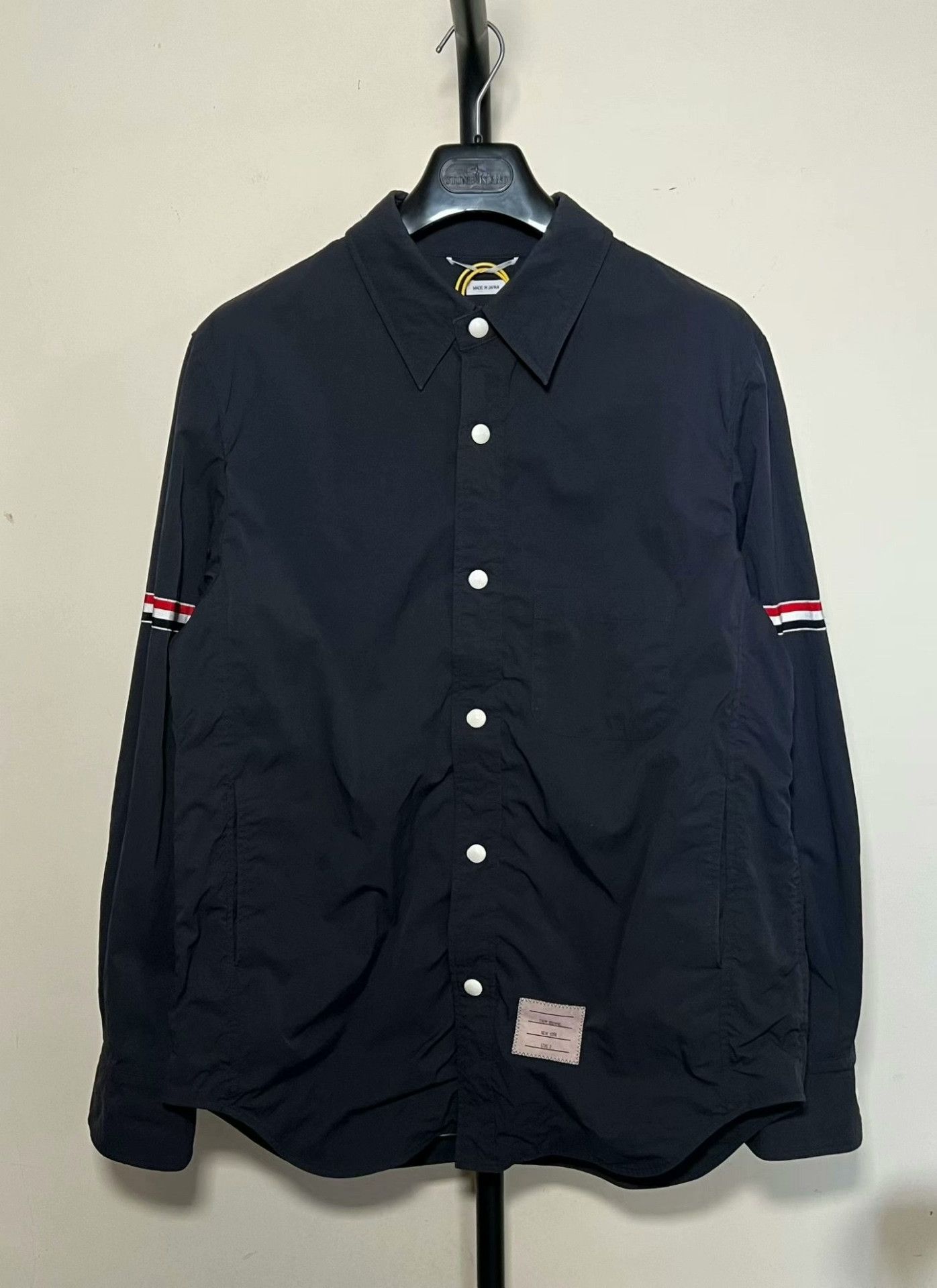 Thom Browne Thom Browne Navy Color Block Jacket Size US M / EU 48-50 / 2 - 1 Thumbnail