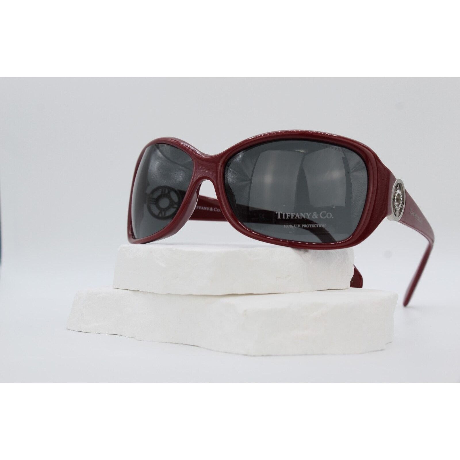 Tiffany & Co. Tiffany & Co TF4003-B 2 Crimson Atlas Rhinestone Sunglasses Size ONE SIZE - 1 Thumbnail