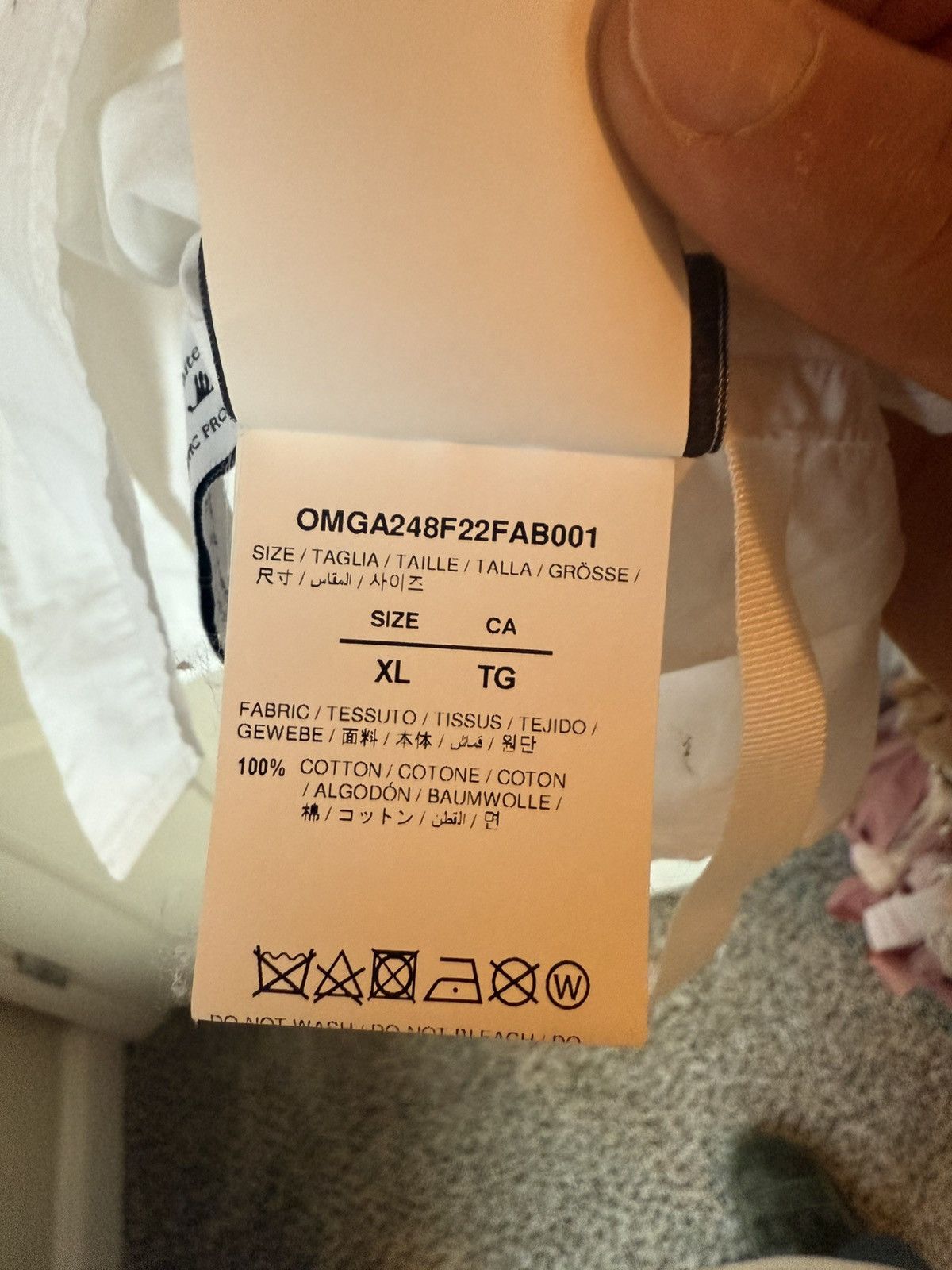 Off-White × Virgil Abloh Off-white oversized button up Size US XL / EU 56 / 4 - 6 Thumbnail