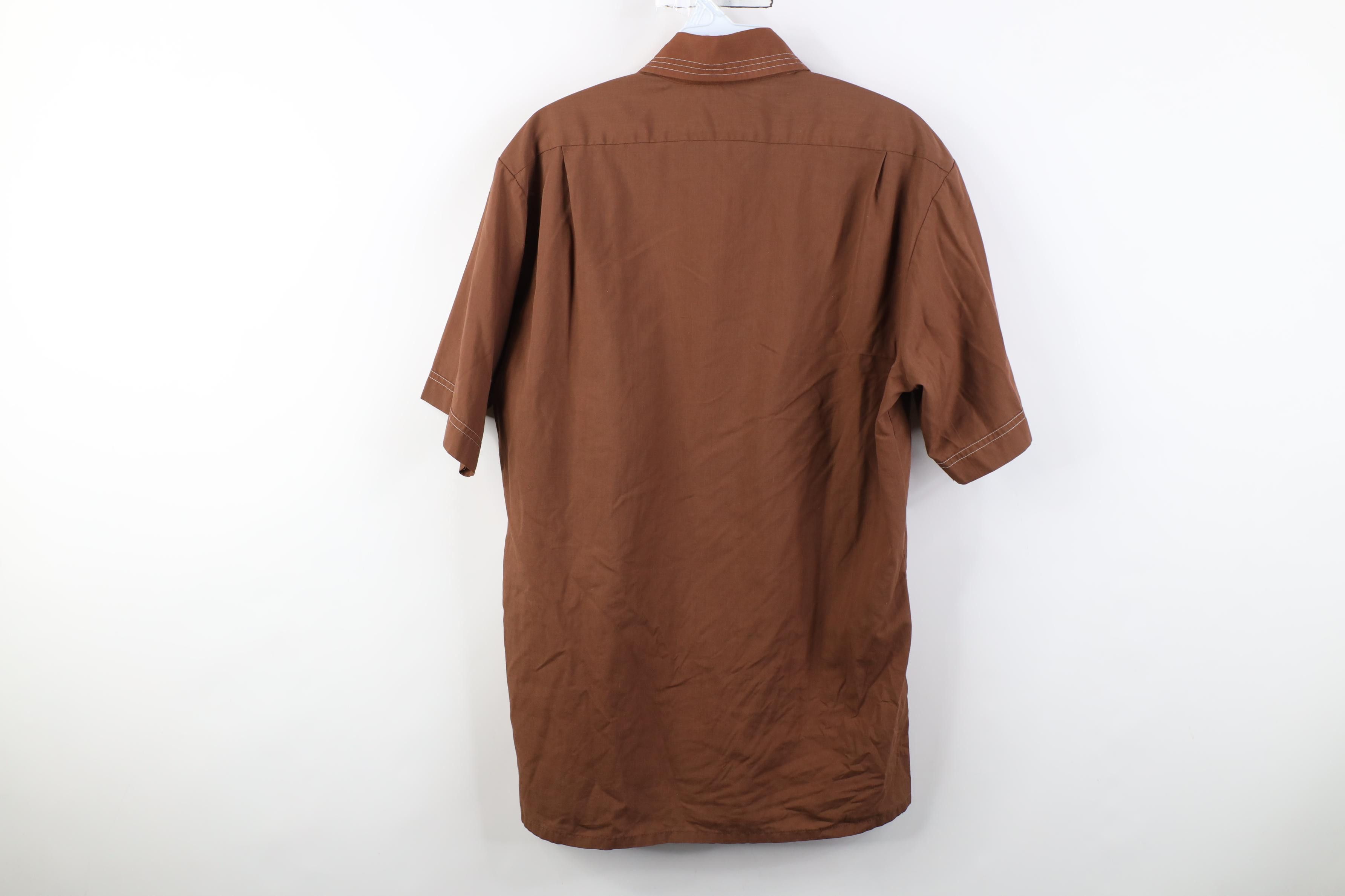 Vintage Vintage 70s Streetwear Collar Short Sleeve Button Shirt Size US M / EU 48-50 / 2 - 10 Thumbnail