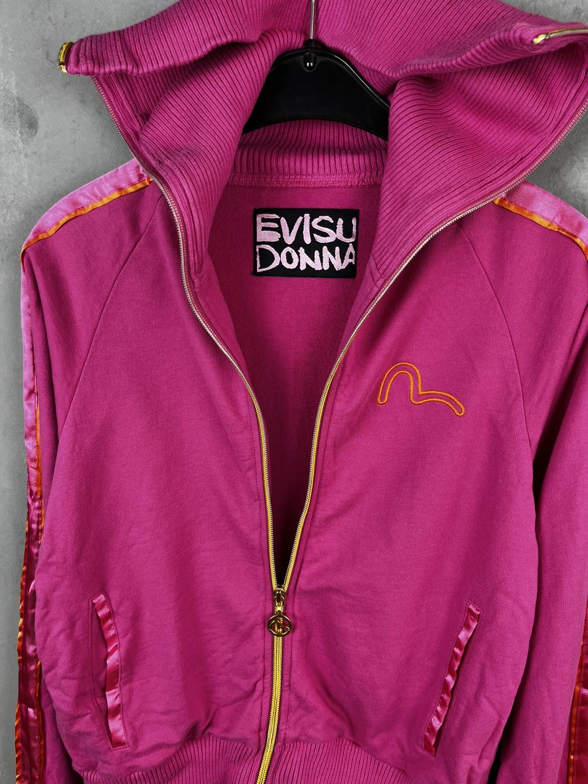 Evisu × Hysteric Glamour × Japanese Brand Evisu Donna sweatshirt full zip big logo Pink Size M / US 6-8 / IT 42-44 - 3 Thumbnail