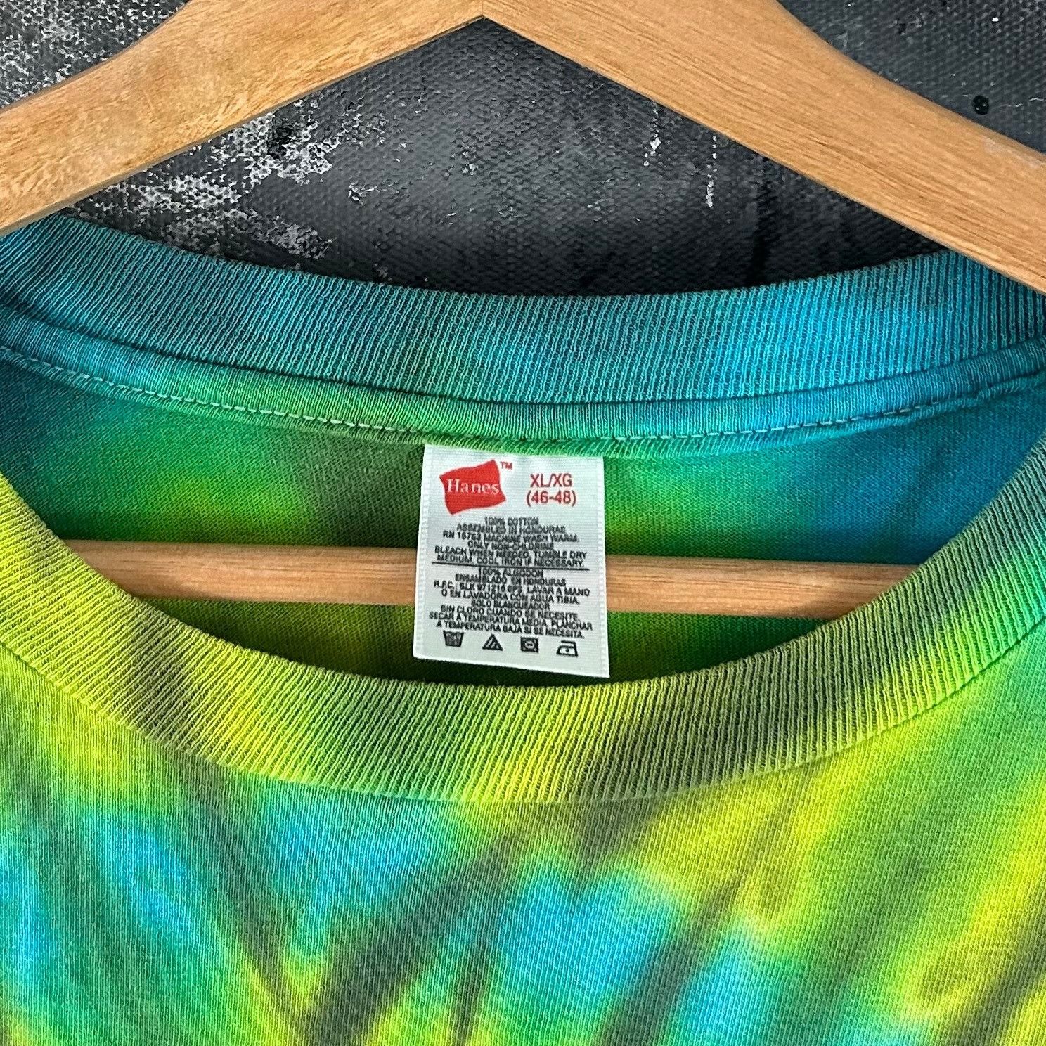 Hanes Vintage 1990’s Hanes Tie dye shirt Size US XL / EU 56 / 4 - 3 Thumbnail