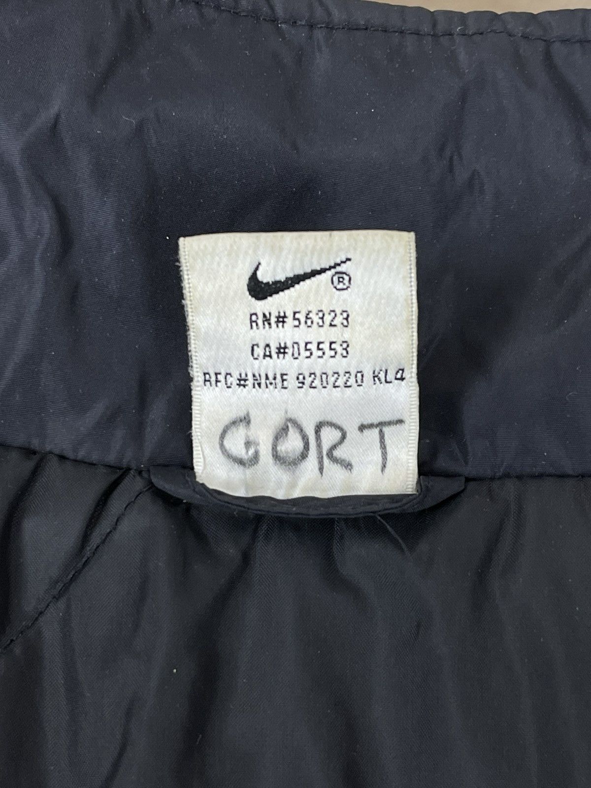 Nike × Vintage Vintage Y2k Nike Big Swoosh Jacket Size US L / EU 52-54 / 3 - 6 Thumbnail