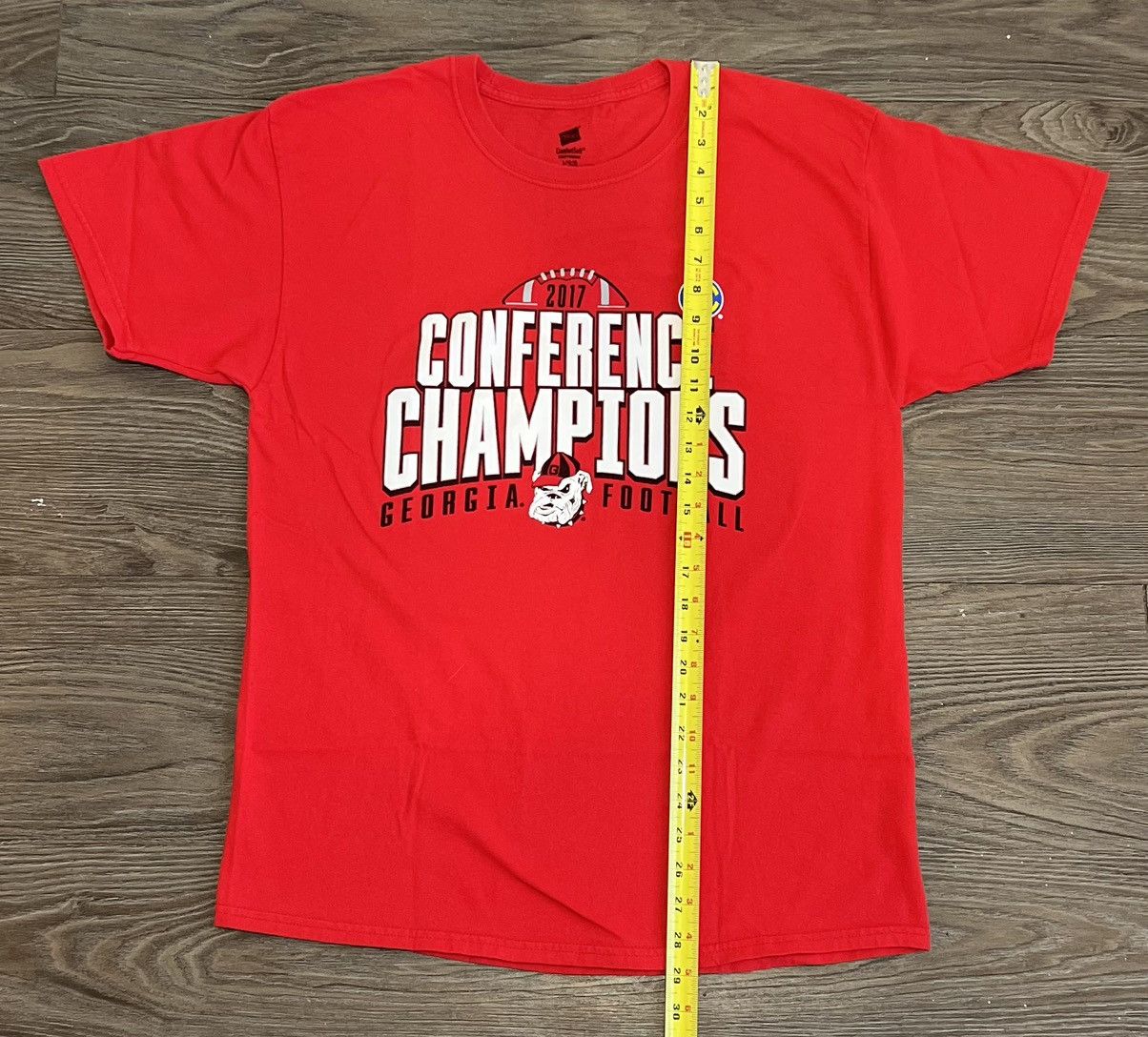 Hanes 2017 Georgia Bulldogs SEC Championship Shirt Size US L / EU 52-54 / 3 - 4 Thumbnail