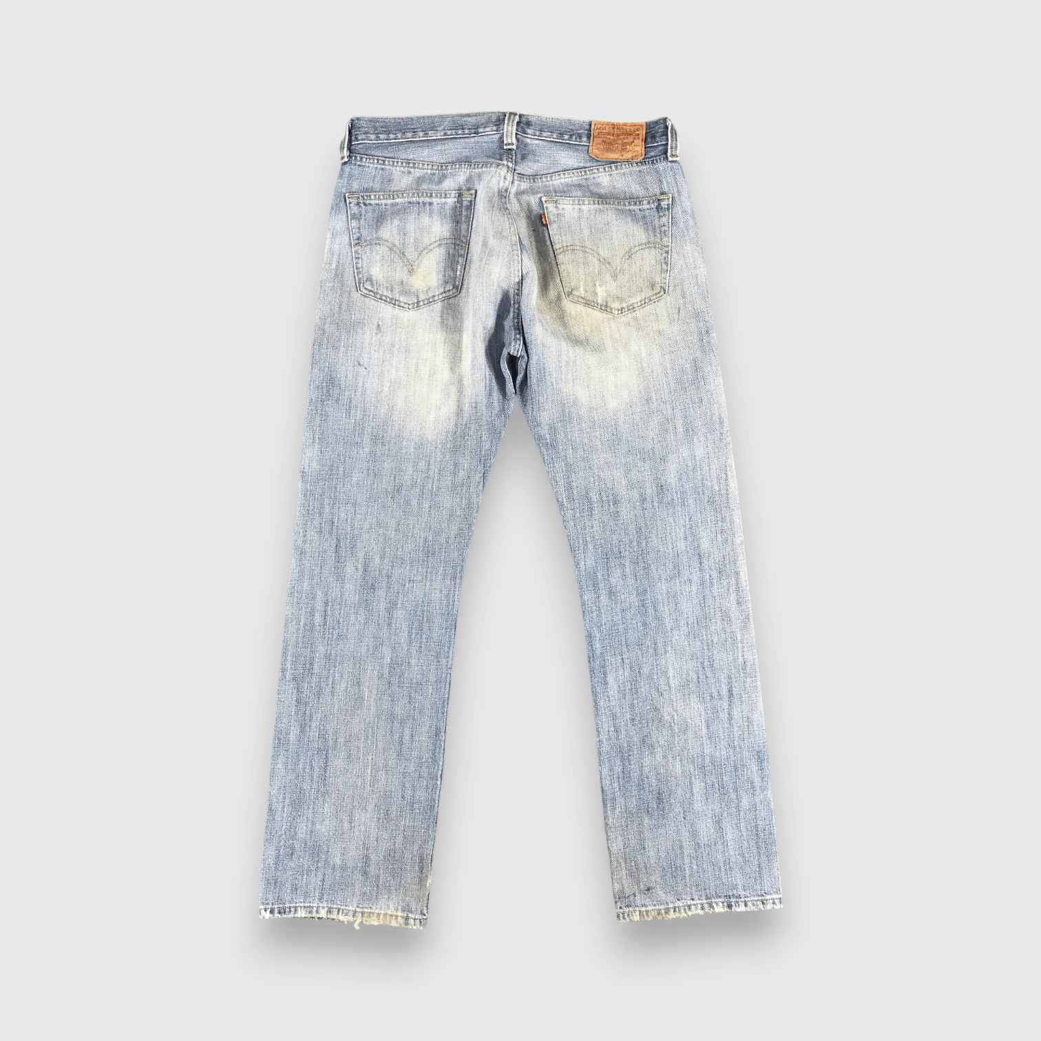 Levi's Vintage Light Wash Levis 501 Jeans-J1577 Size US 35 - 2 Thumbnail