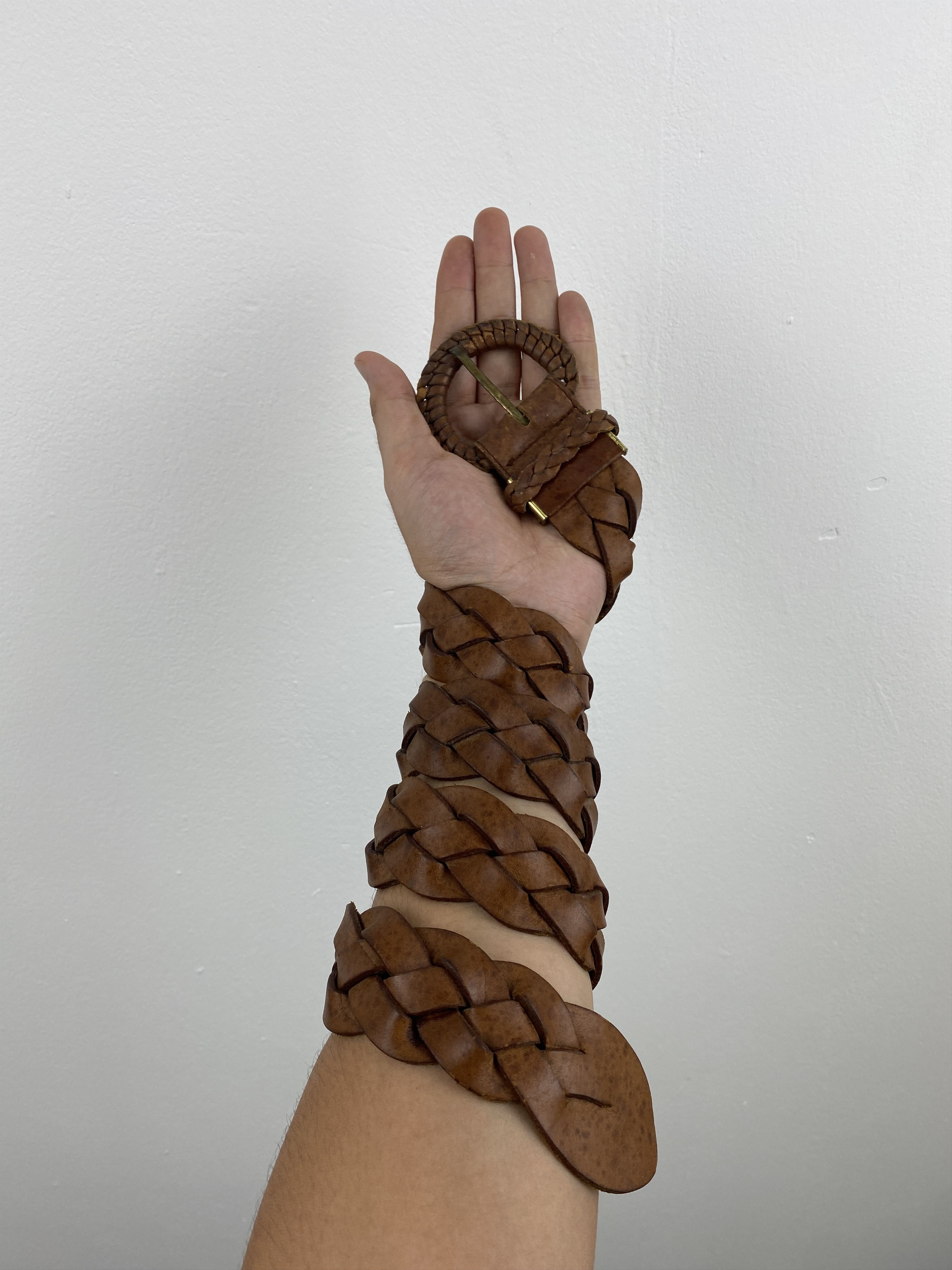 If Six Was Nine Vintage 80s Japanese Brand Braided Waist Belt B0003 Size ONE SIZE - 1 Thumbnail