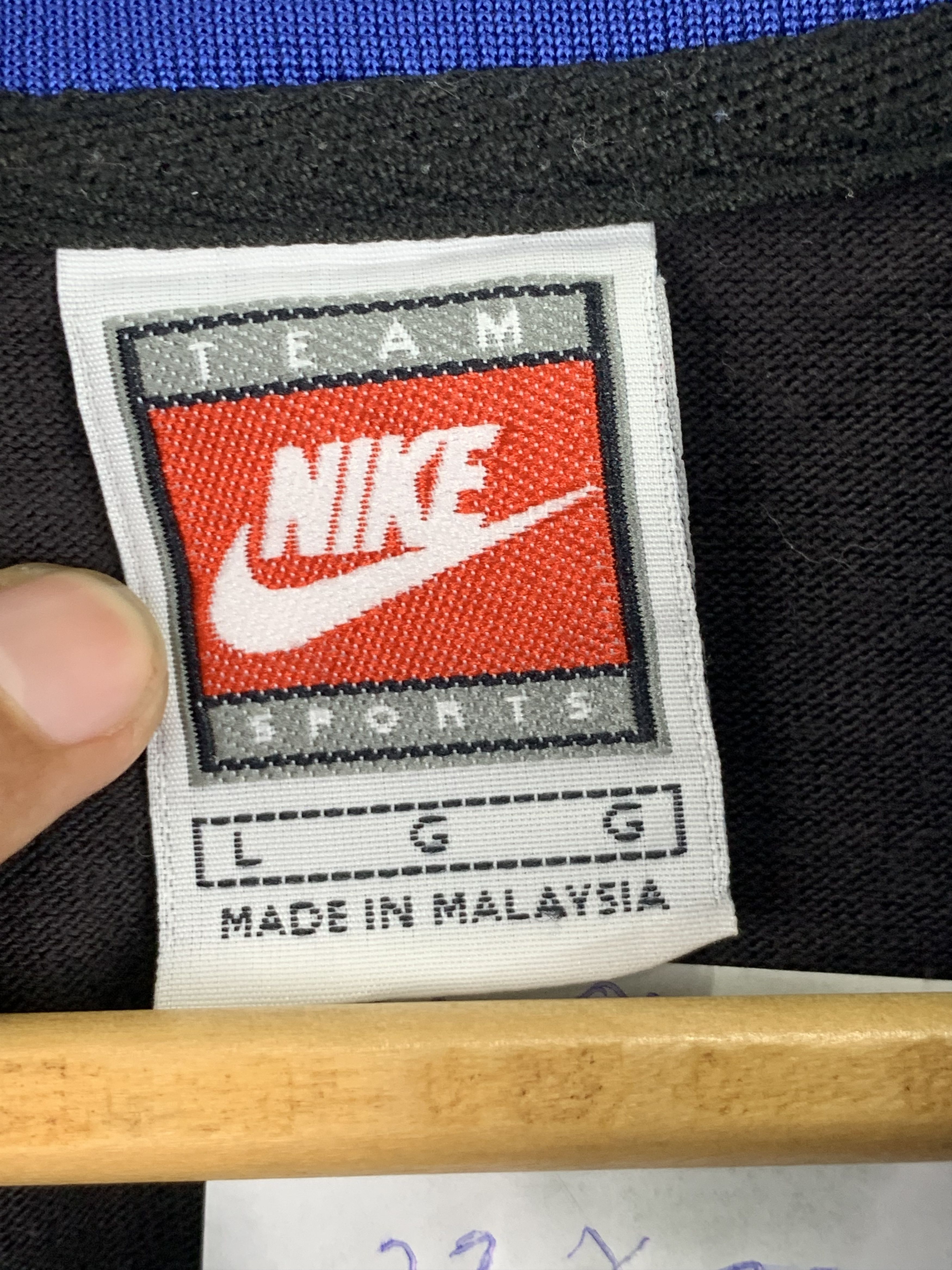 Vintage Vintage 90s Nike Swoosh Half Zipper Tee TA0106 Size US L / EU 52-54 / 3 - 5 Thumbnail