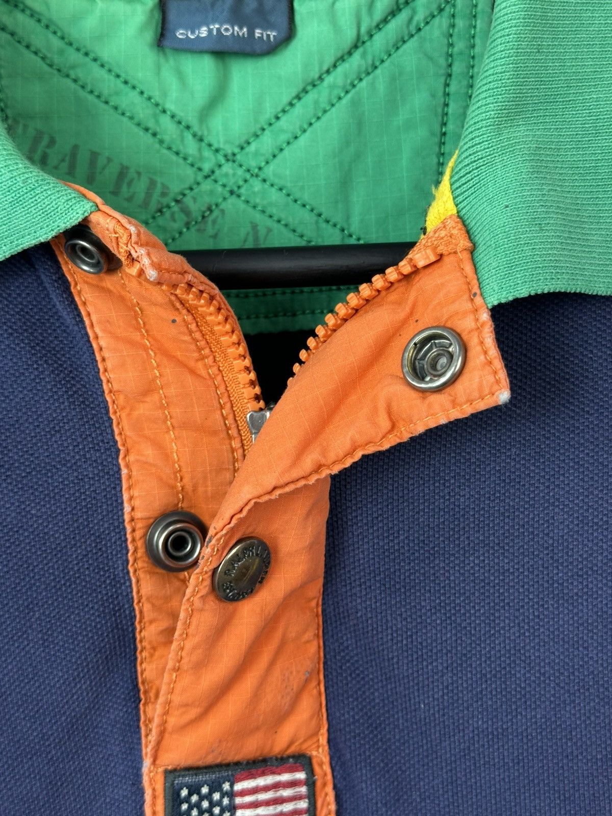 Polo Ralph Lauren Vintage Ralph Lauren Custom Fit Quarter Zip Men’s Polo Size US M / EU 48-50 / 2 - 5 Thumbnail