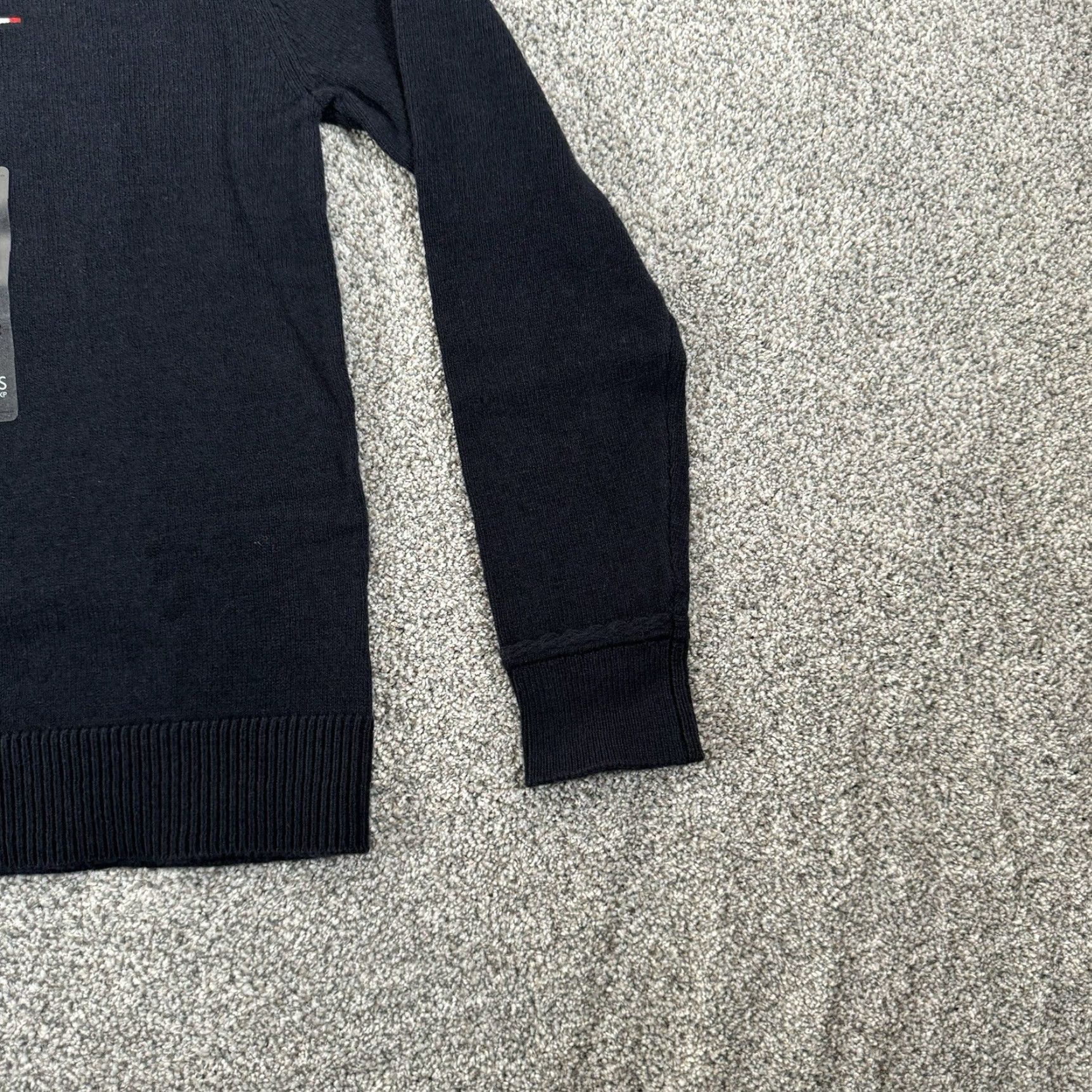 Tommy Hilfiger Tommy Hilfiger Sweater Womens XS Navy Blue Relaxed Fit Mockneck Academia Preppy Pullover Knit Size XS / US 0-2 / IT 36-38 - 2 Thumbnail