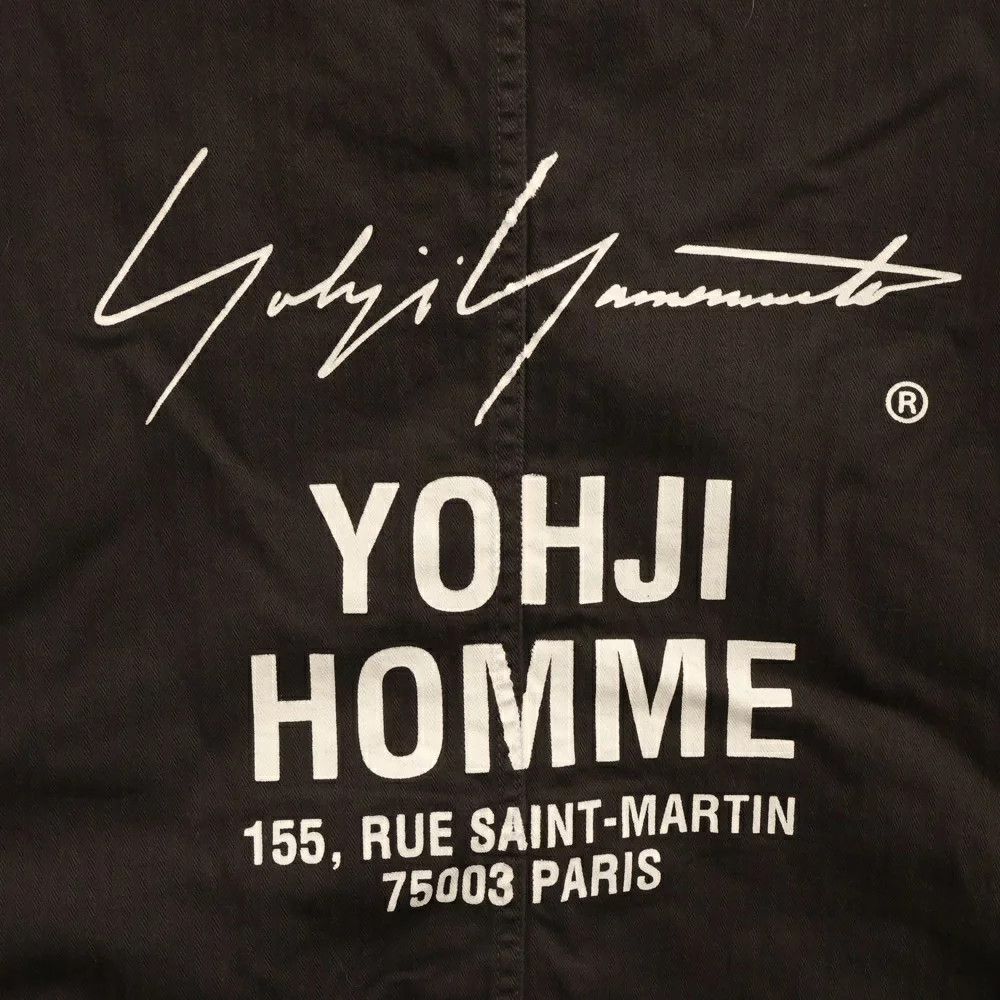 Yohji Yamamoto Yohji Yamamoto POUR HOMME 17AW Work Shirt Jacket Size US XL / EU 56 / 4 - 5 Thumbnail