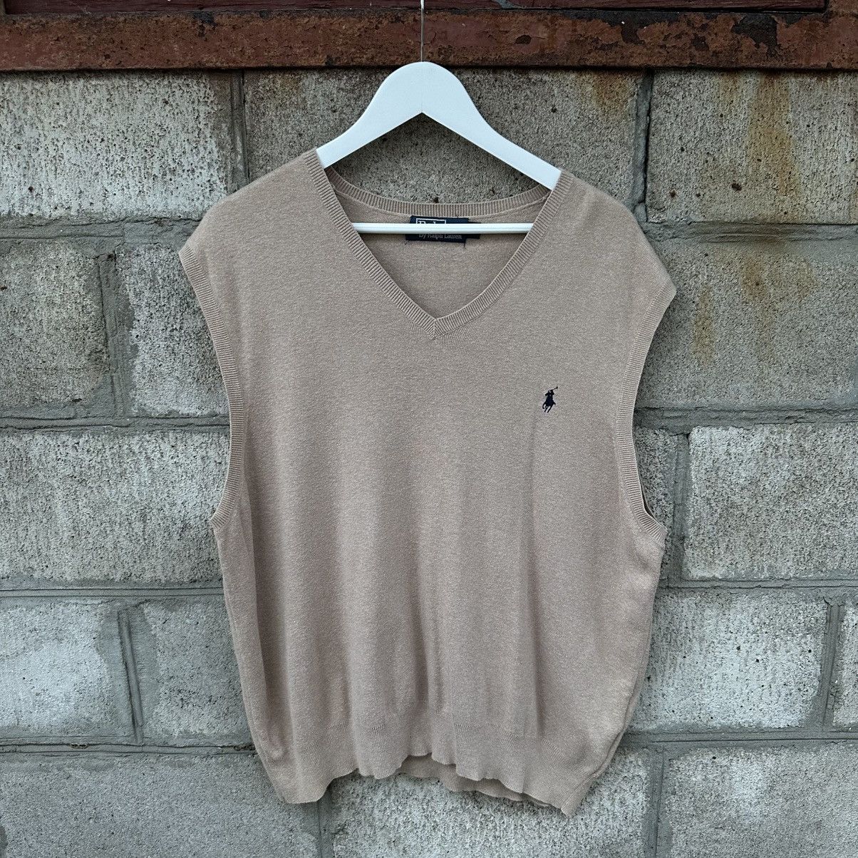 Polo Ralph Lauren Luxury Knit V Neck Vest Polo Ralph Lauren Size XL Y2K 00s Size US XL / EU 56 / 4 - 1 Thumbnail