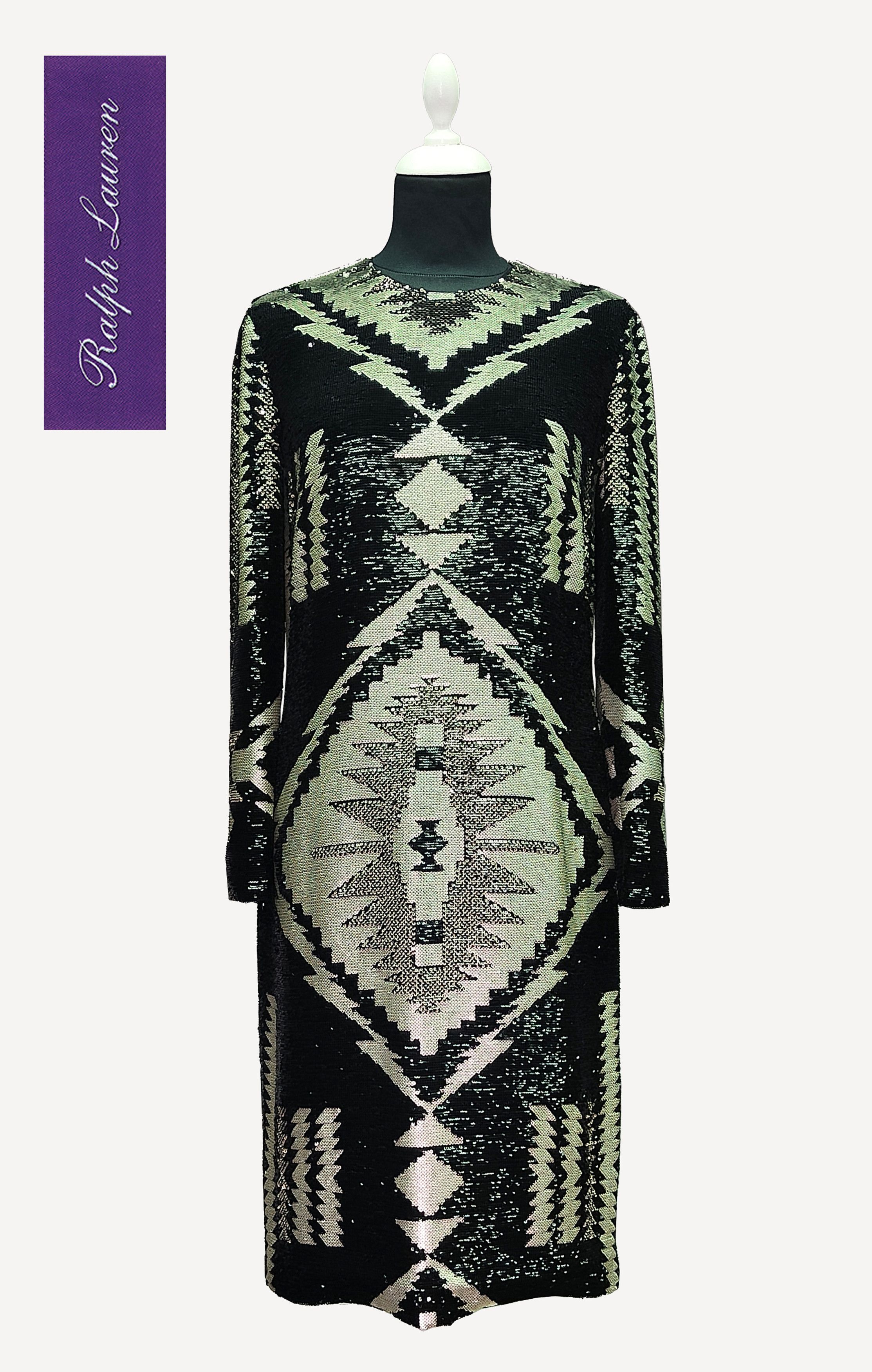Ralph Lauren Purple Label Ralph Lauren Collection _ f/w 2016 _ Runway _ Sequin Dress Size XS / US 0-2 / IT 36-38 - 1 Thumbnail