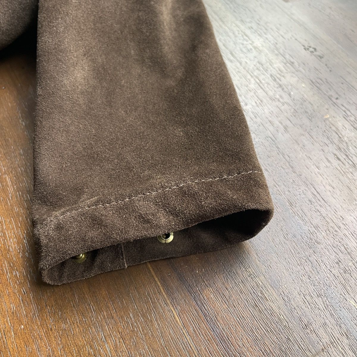 Drake's Drake’s Brown Heavyweight Suede Five-Pocket Chore Jacket Size US M / EU 48-50 / 2 - 11 Thumbnail