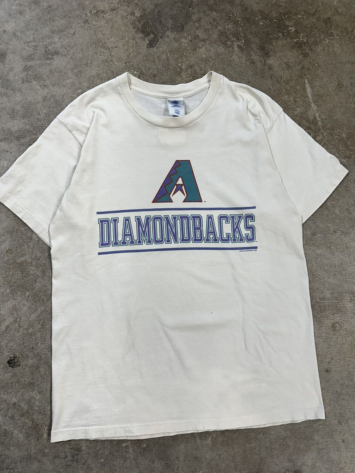 Pro Player Vintage 90s Pro Player Arizona Diamondbacks MLB T-Shirt Size US L / EU 52-54 / 3 - 3 Thumbnail