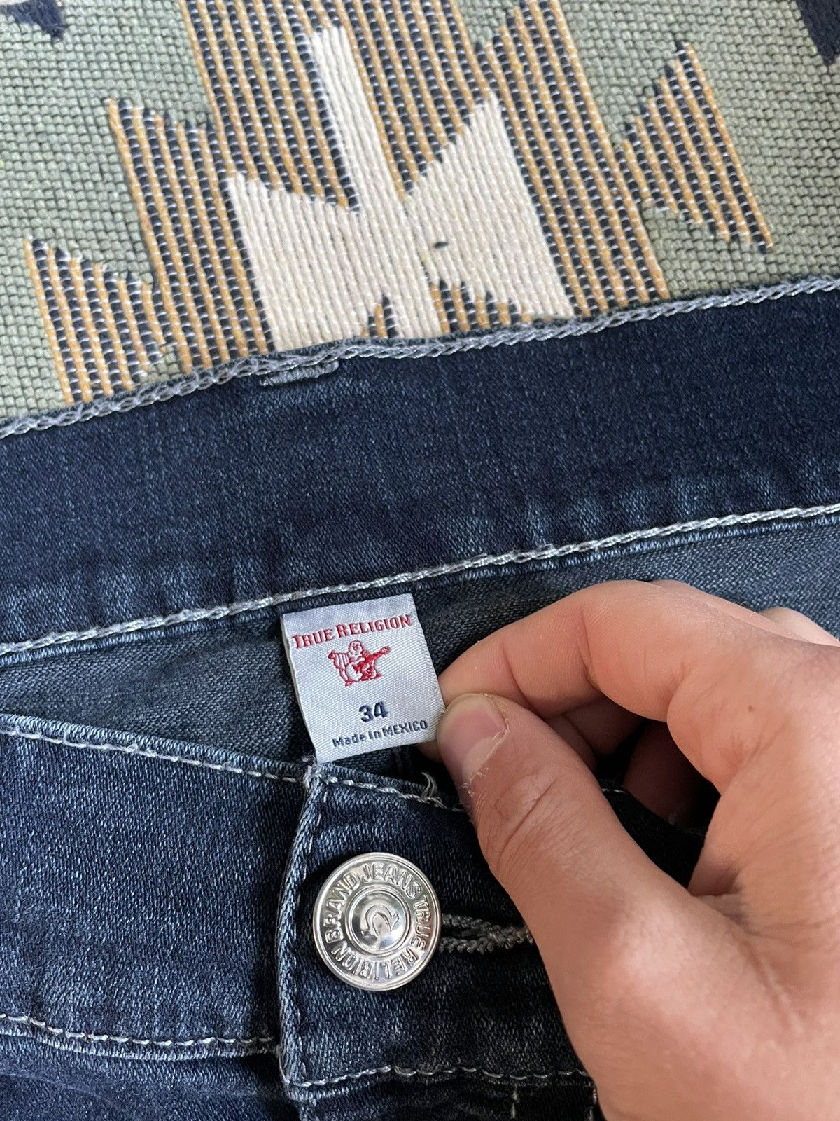Jean × True Religion True Religion Rocco Y2K Denim Jeans Size US 34 / EU 50 - 12 Thumbnail
