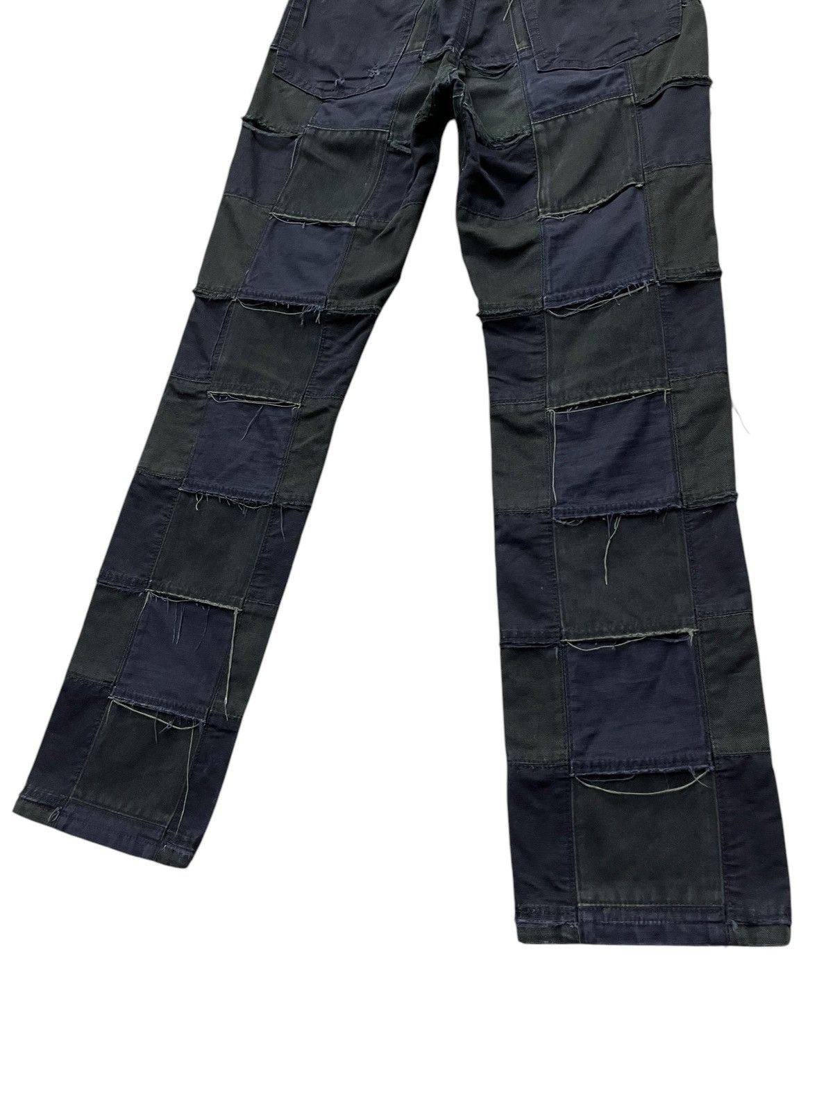 Comme des Garcons JUNYA WATANABE MANxCOMME DES GARCONS Fringe Patchwork Denim Size 28" / US 6 / IT 42 - 8 Thumbnail