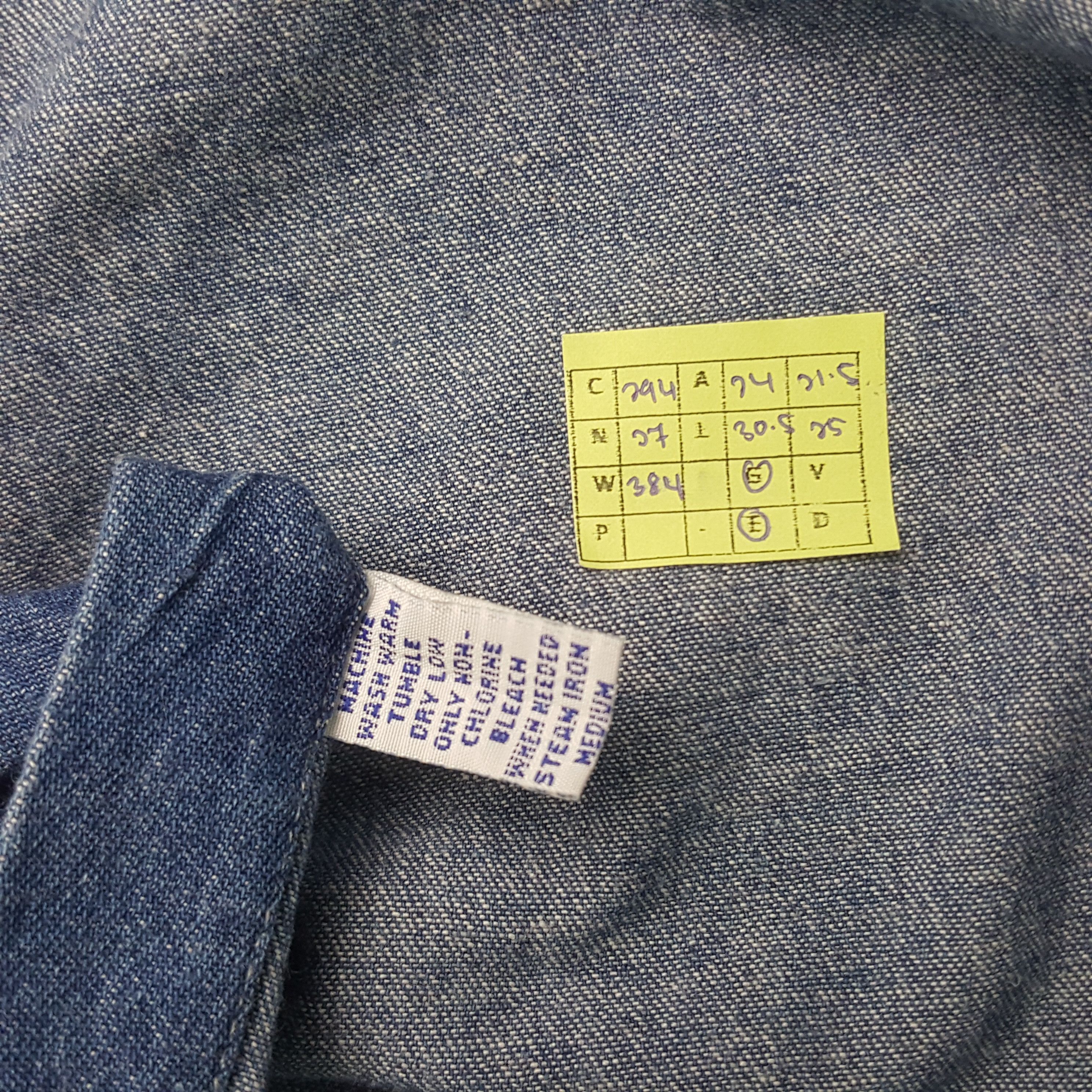 Polo Ralph Lauren Vintage Polo by Ralph Lauren Denim Shirt Button Up C294N27 Size US XL / EU 56 / 4 - 7 Thumbnail