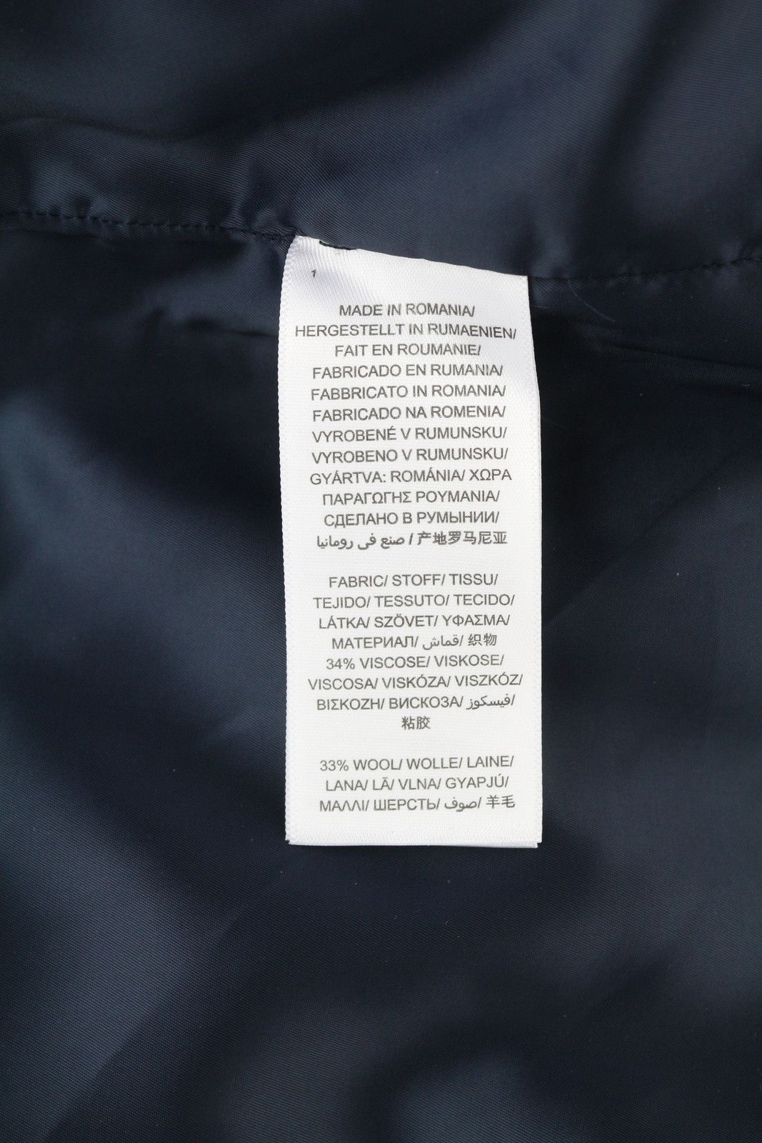 Gant WASHABLE STRETCH WOOL EU40 Dark Blue Pleat Skirt 85355 Size 30" / US 8 / IT 44 - 5 Thumbnail