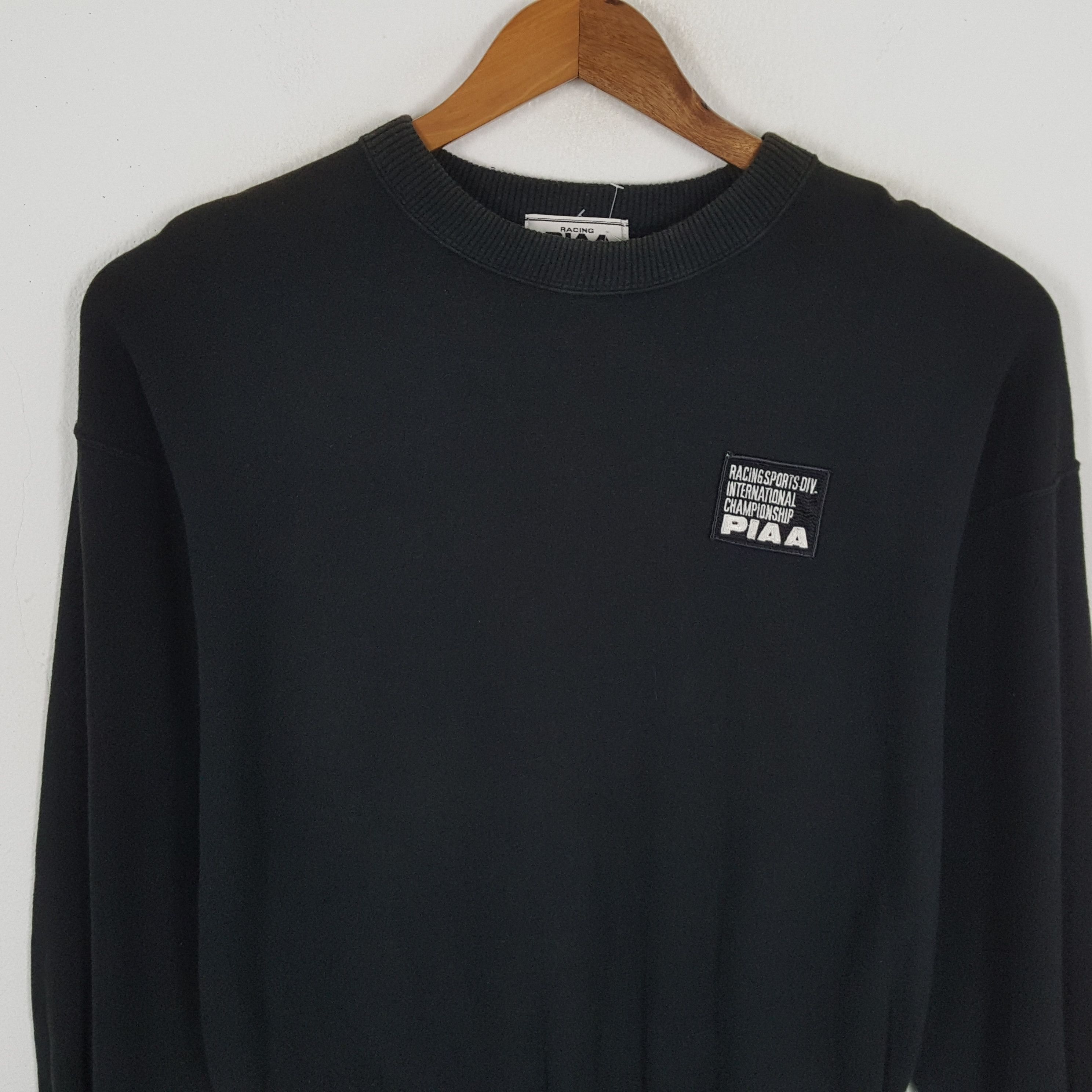 Japanese Brand × Vintage Vintage PIAA RACING MOTORSPORTS Promo All black Sweatshirts Size US M / EU 48-50 / 2 - 4 Thumbnail