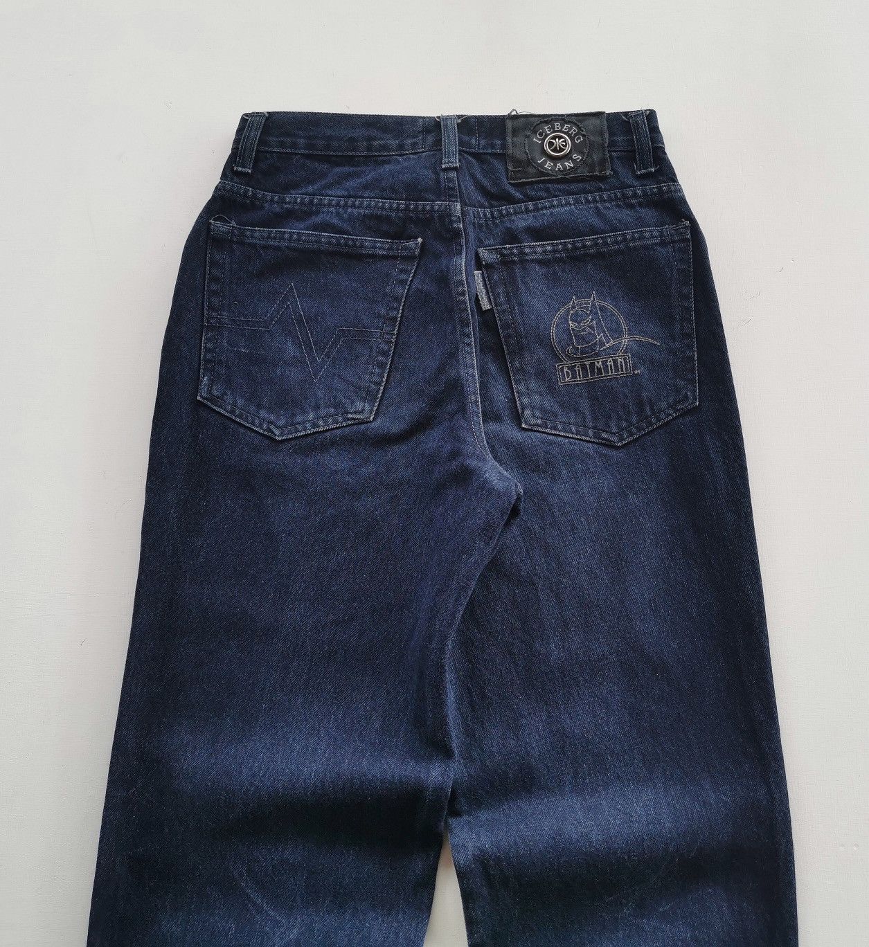 Vintage 1994 Vintage Iceberg Batman Indigo Denim Jeans Size US 27 - 6 Thumbnail