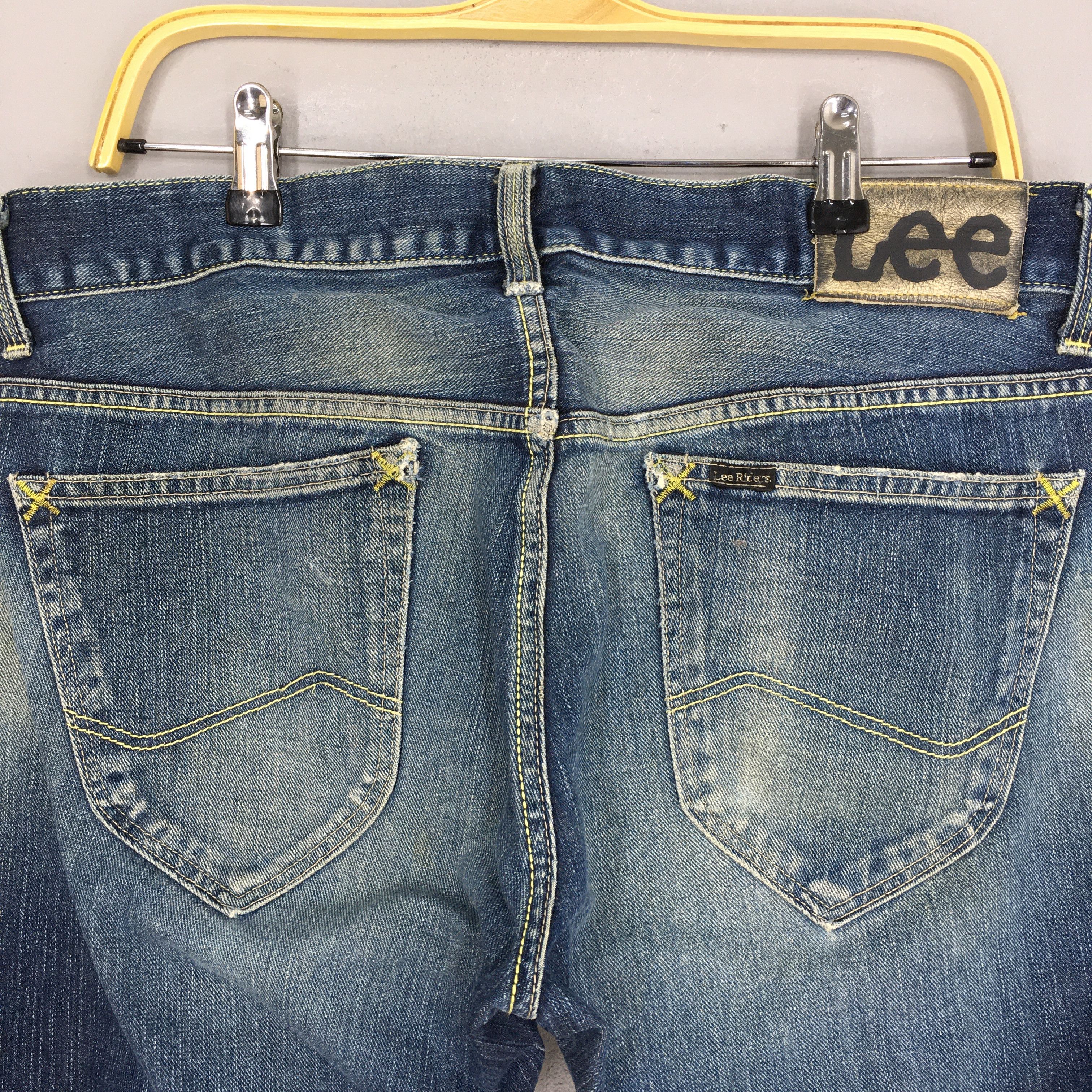 Lee Size 34x33 Vintage 90s Lee Riders Blue Stonewash Jeans S190 Size US 34 / EU 50 - 10 Thumbnail
