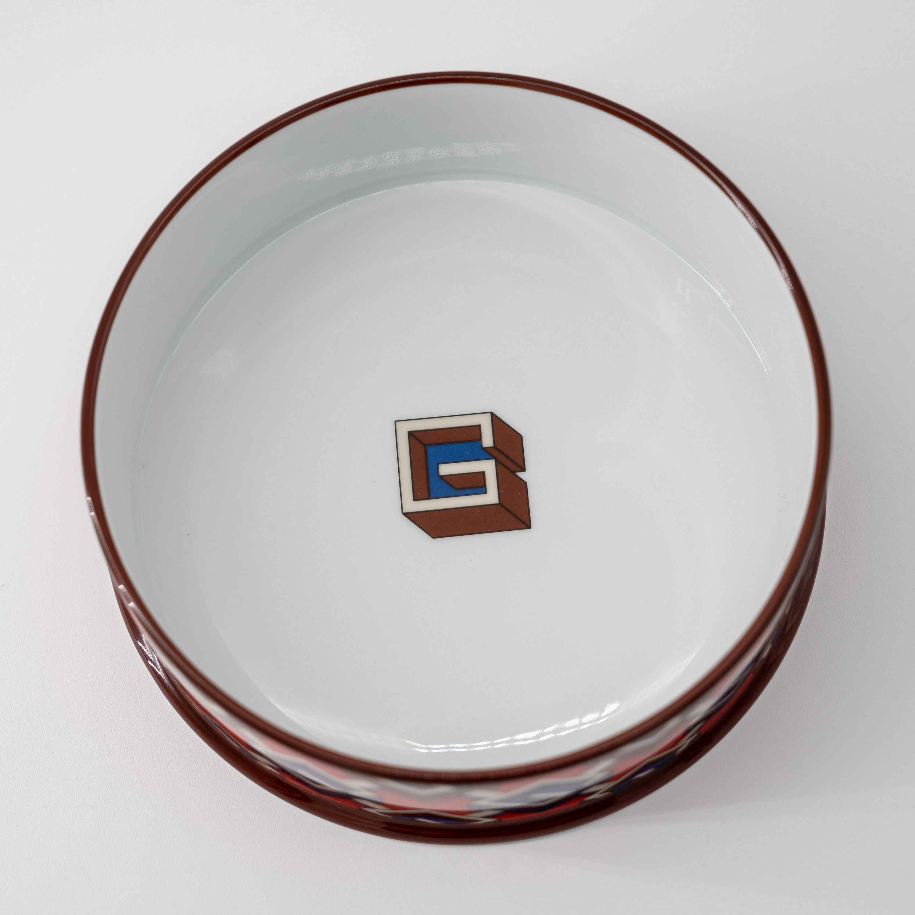Gucci Gucci Dog Bowl Geometric G Water Food Porcelain Red BLue 9 Size ONE SIZE - 4 Thumbnail