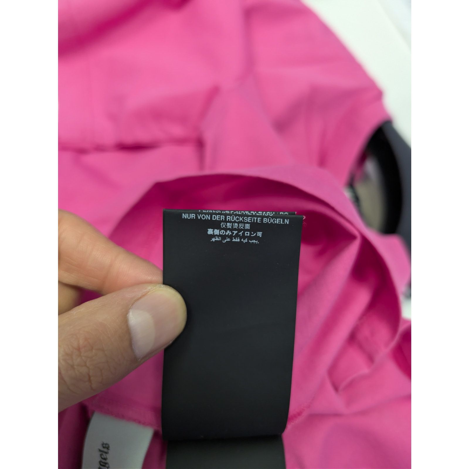 Palm Angels o1rshd1 Embroidered Logo Slim T-Shirt in Fuchsia Pink/Black Size US XL / EU 56 / 4 - 20 Thumbnail