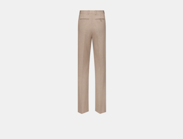Dior o1w1db11225 443C13 Flared Pant in Beige Size US 36 / EU 52 - 2 Thumbnail