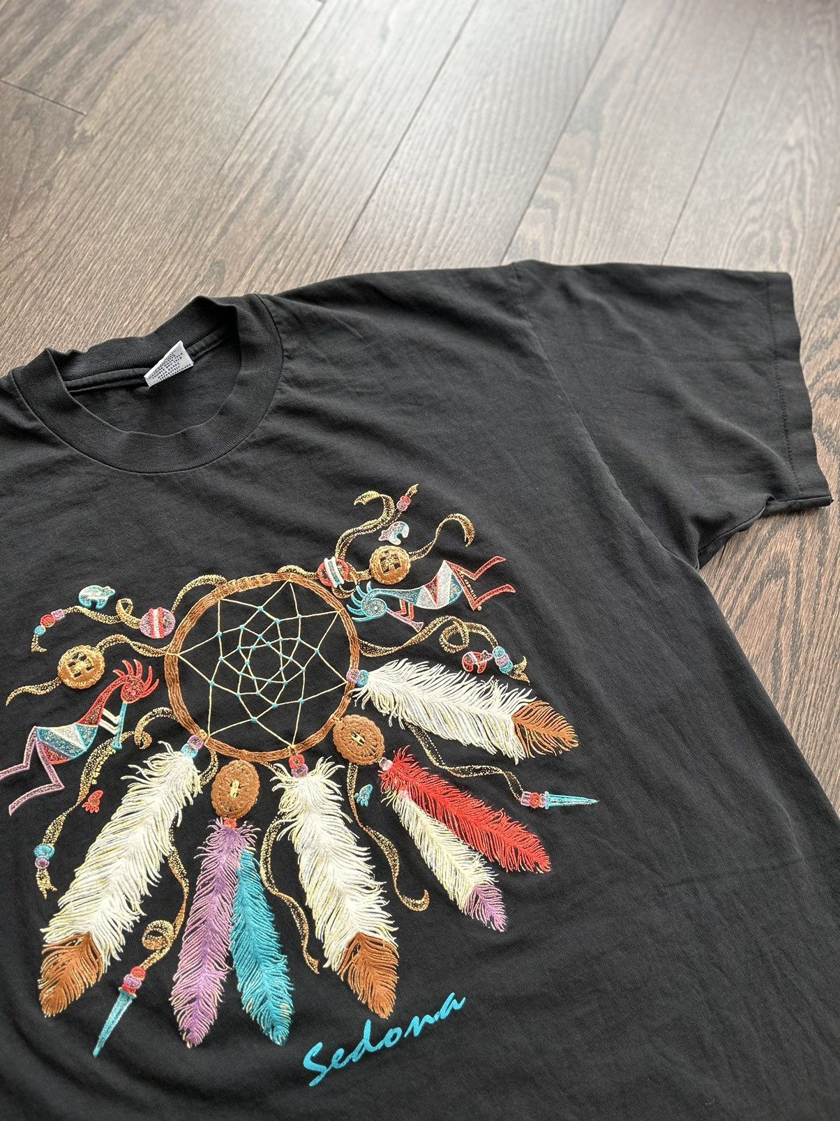 Fruit Of The Loom × Vintage Vintage Single Stitch Sedona Arizona Graphic Tee Size US XL / EU 56 / 4 - 3 Thumbnail