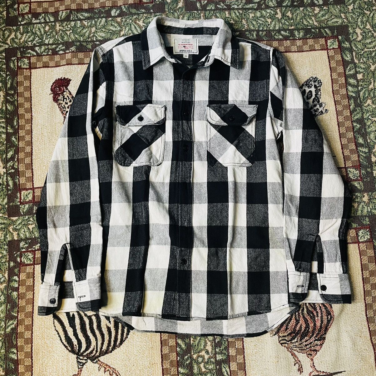 Avirex × Flannel × Vintage Vintage Avirex Canvas Flannel Size US M / EU 48-50 / 2 - 4 Thumbnail