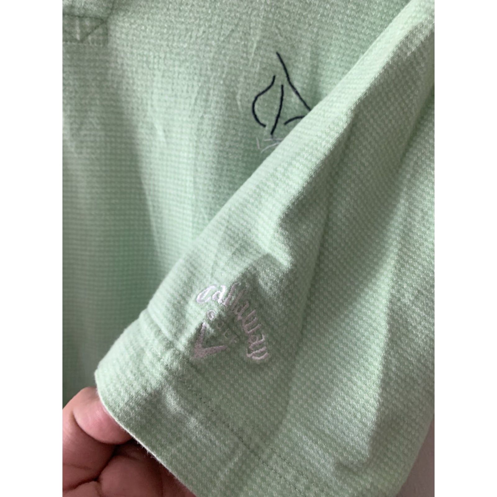 Callaway Callaway Polo Shirt Adult Large Green Golf Short Sleeve Golfer Mens Embroidered Size US L / EU 52-54 / 3 - 3 Thumbnail